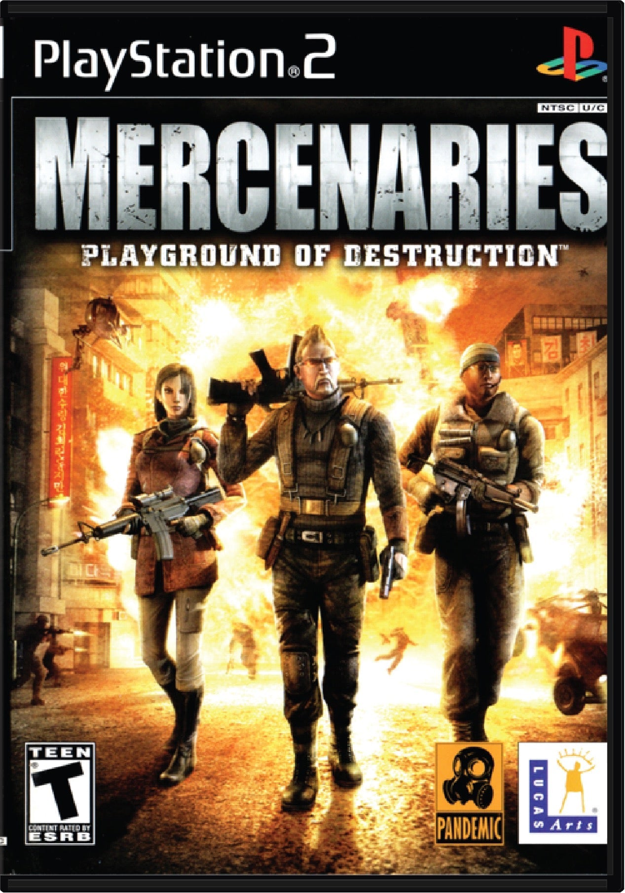 Mercenaries Cover Art and Product Photo