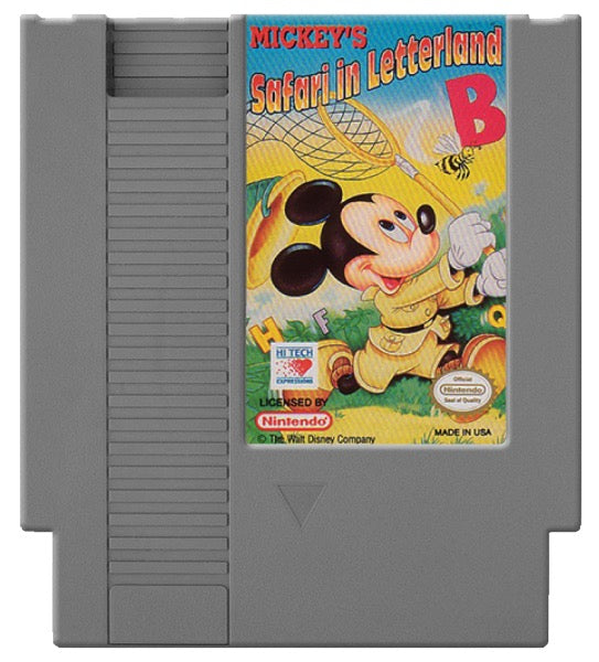 Mickey's Safari in Letterland Cover Art and Product Photo