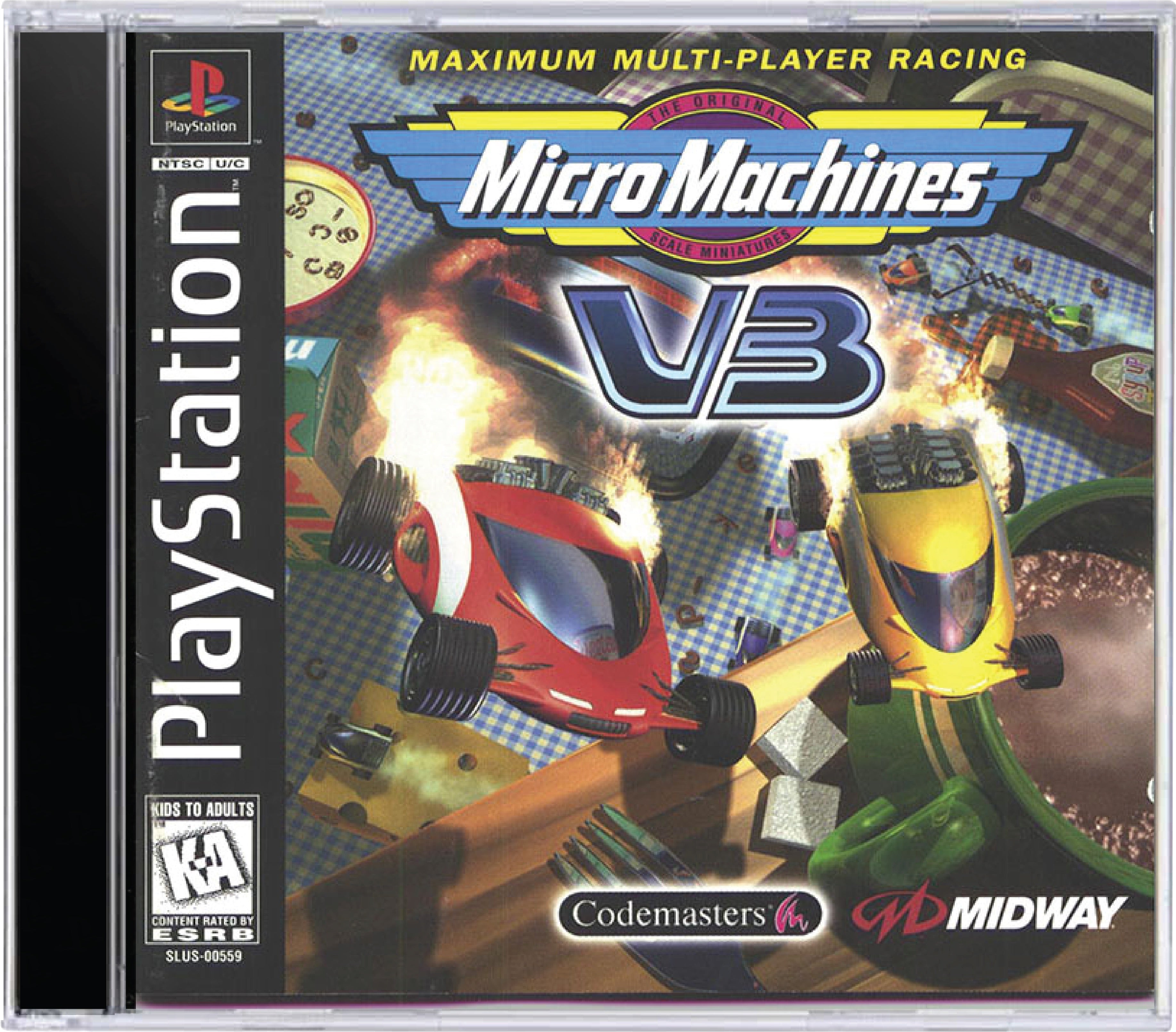 Micro Machines V3 Cover Art and Product Photo