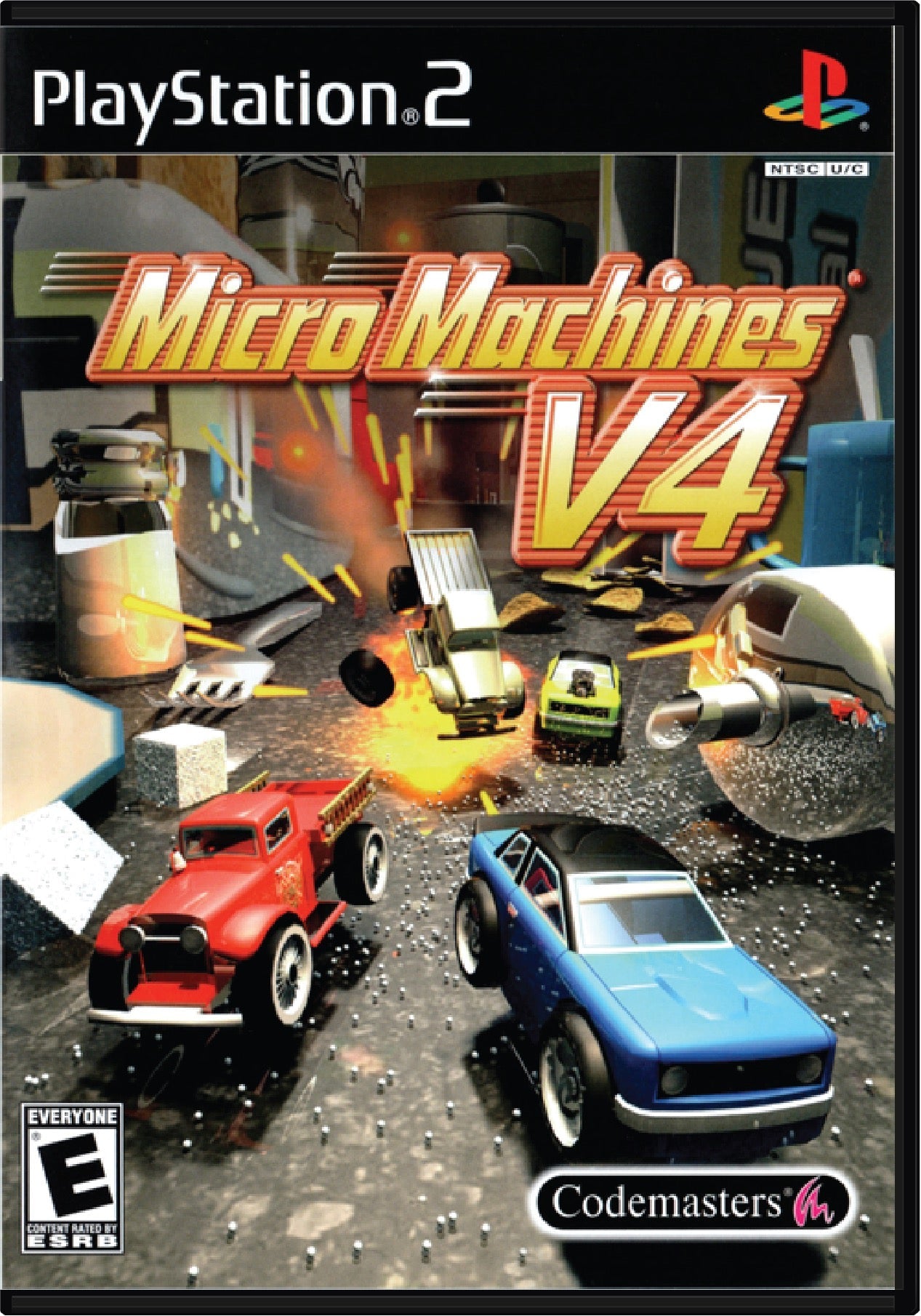 Micro Machines V4 Cover Art and Product Photo