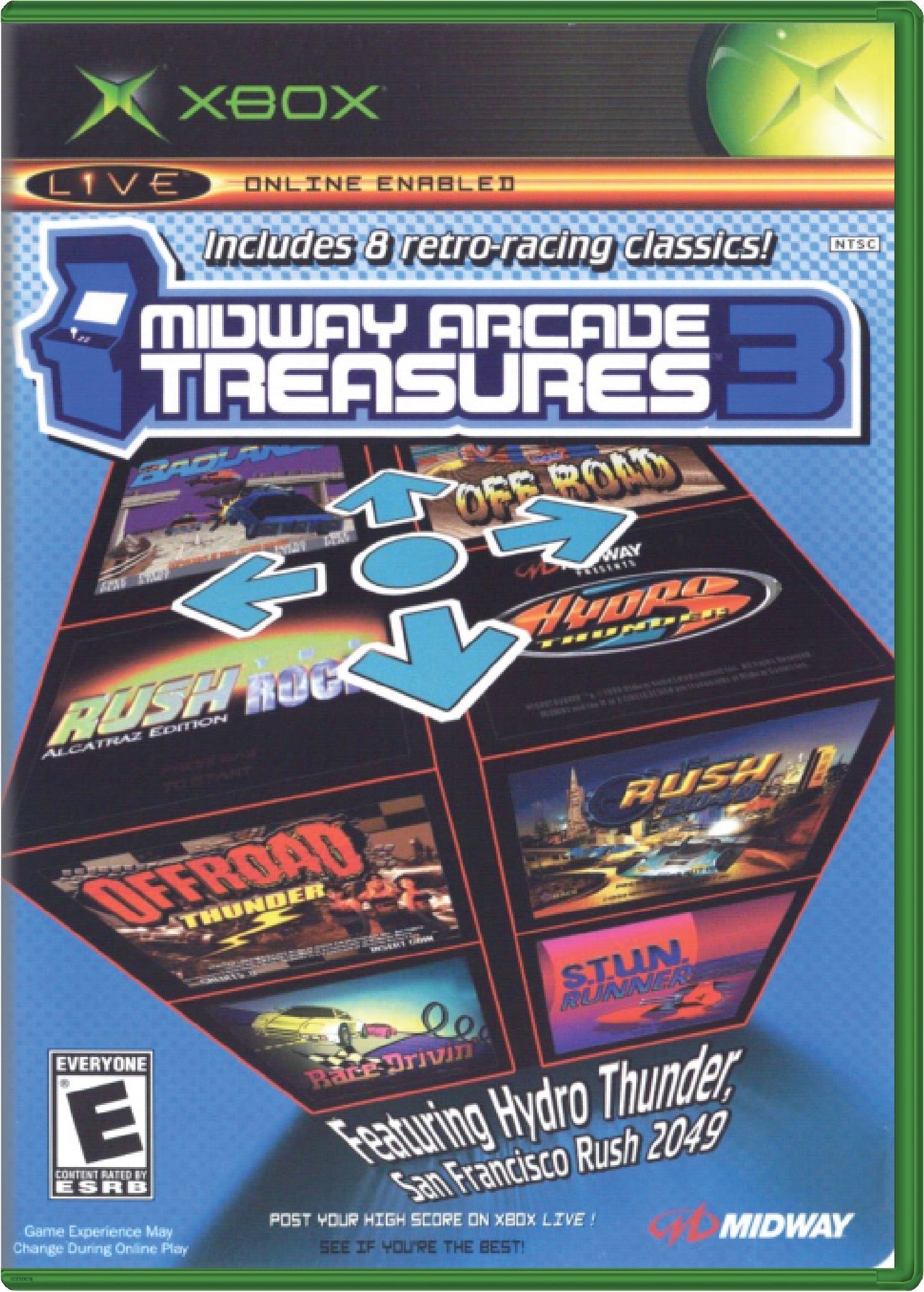 Midway Arcade Treasures 3 Cover Art