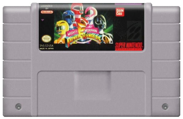 Mighty Morphin Power Rangers Cartridge