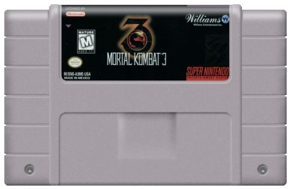 Mortal Kombat 3 Cartridge