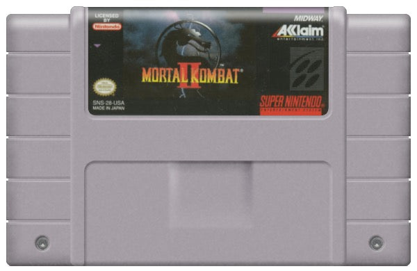 Mortal Kombat II Cartridge