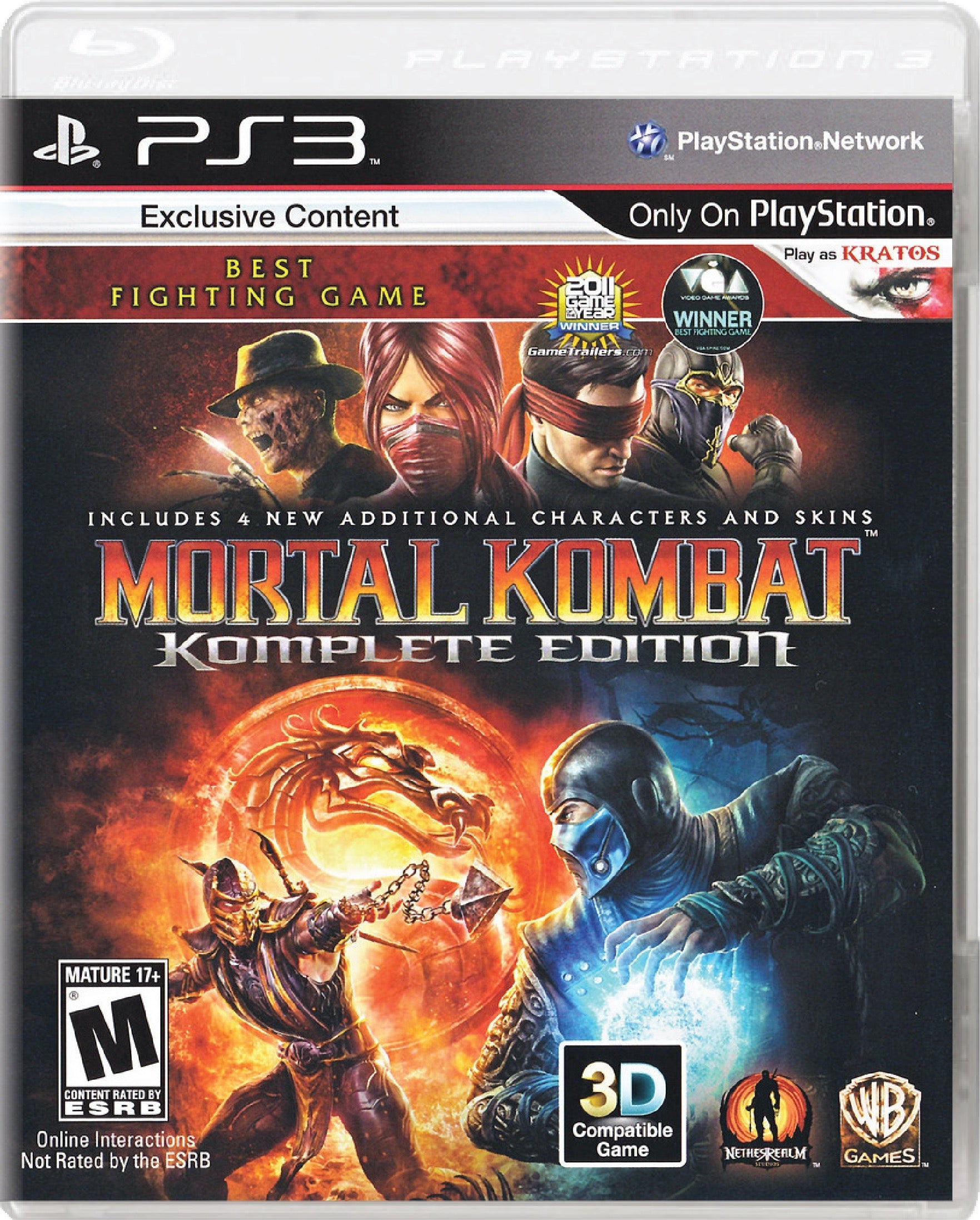 Mortal Kombat Komplete Edition Cover Art