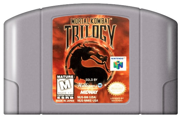 Mortal Kombat Trilogy Cover Art and Product Photo