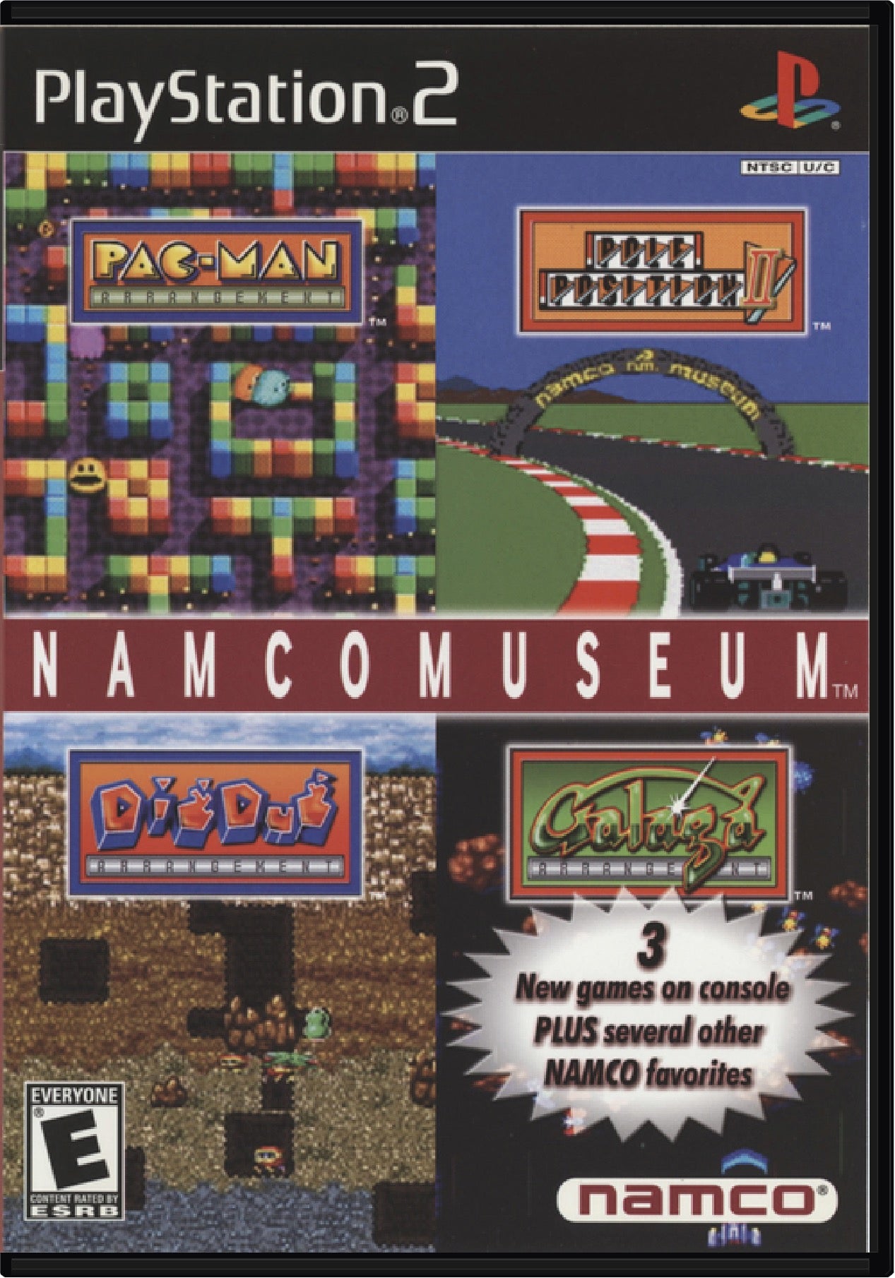 Namco Museum Cover Art and Product Photo