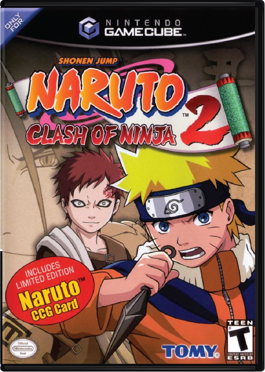 Naruto Clash of Ninja 2 Cover Art and Product Photo