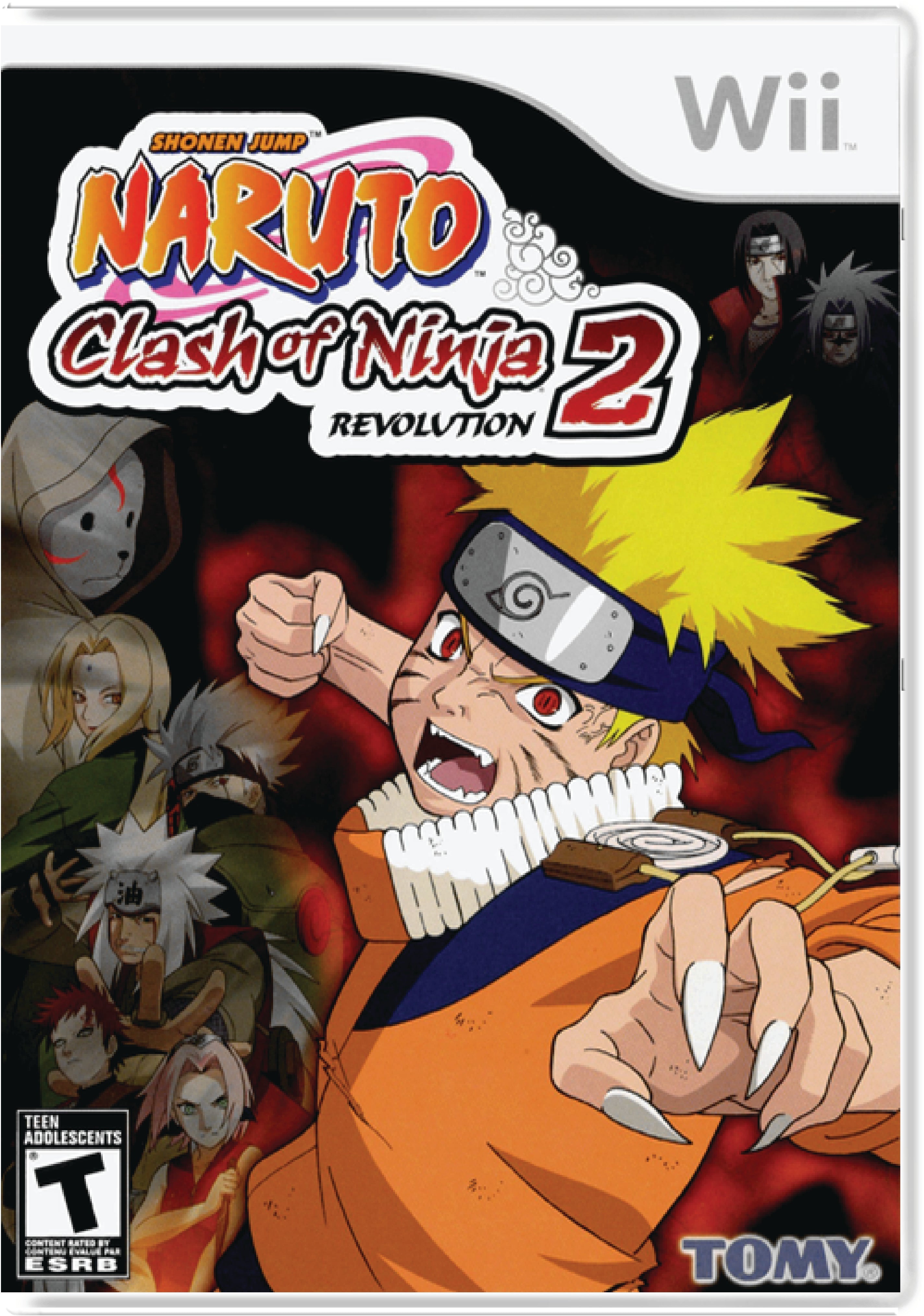 Naruto Clash of Ninja Revolution 2 Cover Art