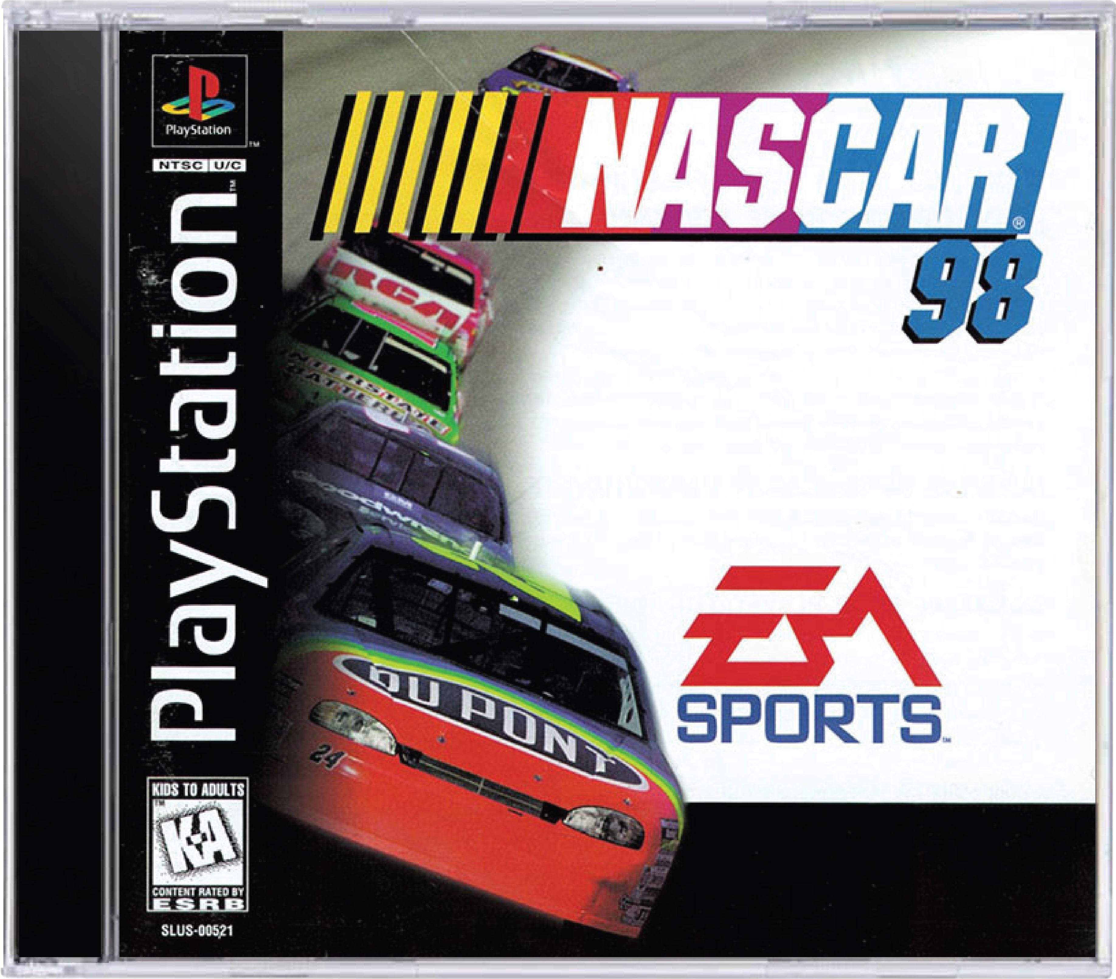 NASCAR 98 Cover Art and Product Photo