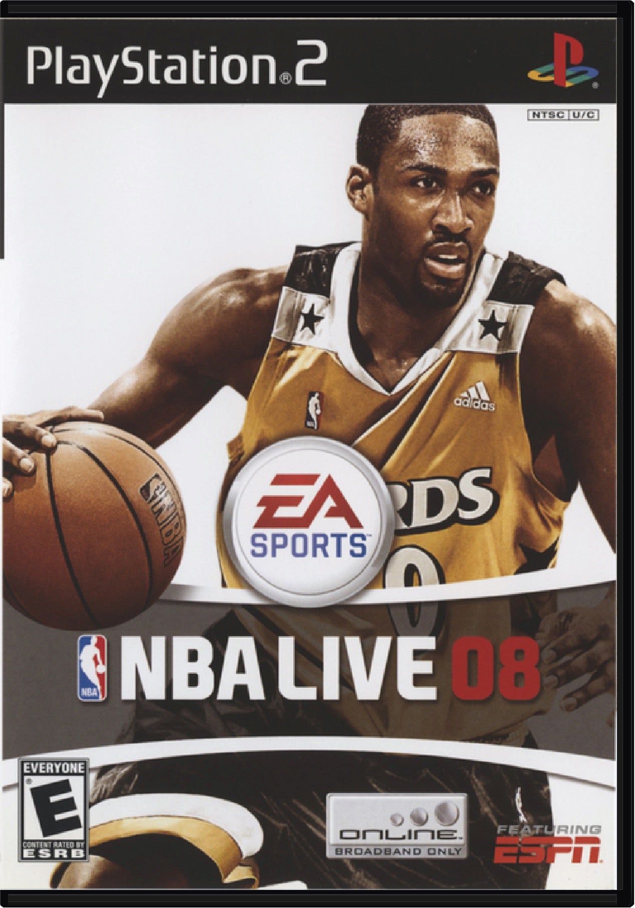 NBA Live 08 Cover Art and Product Photo