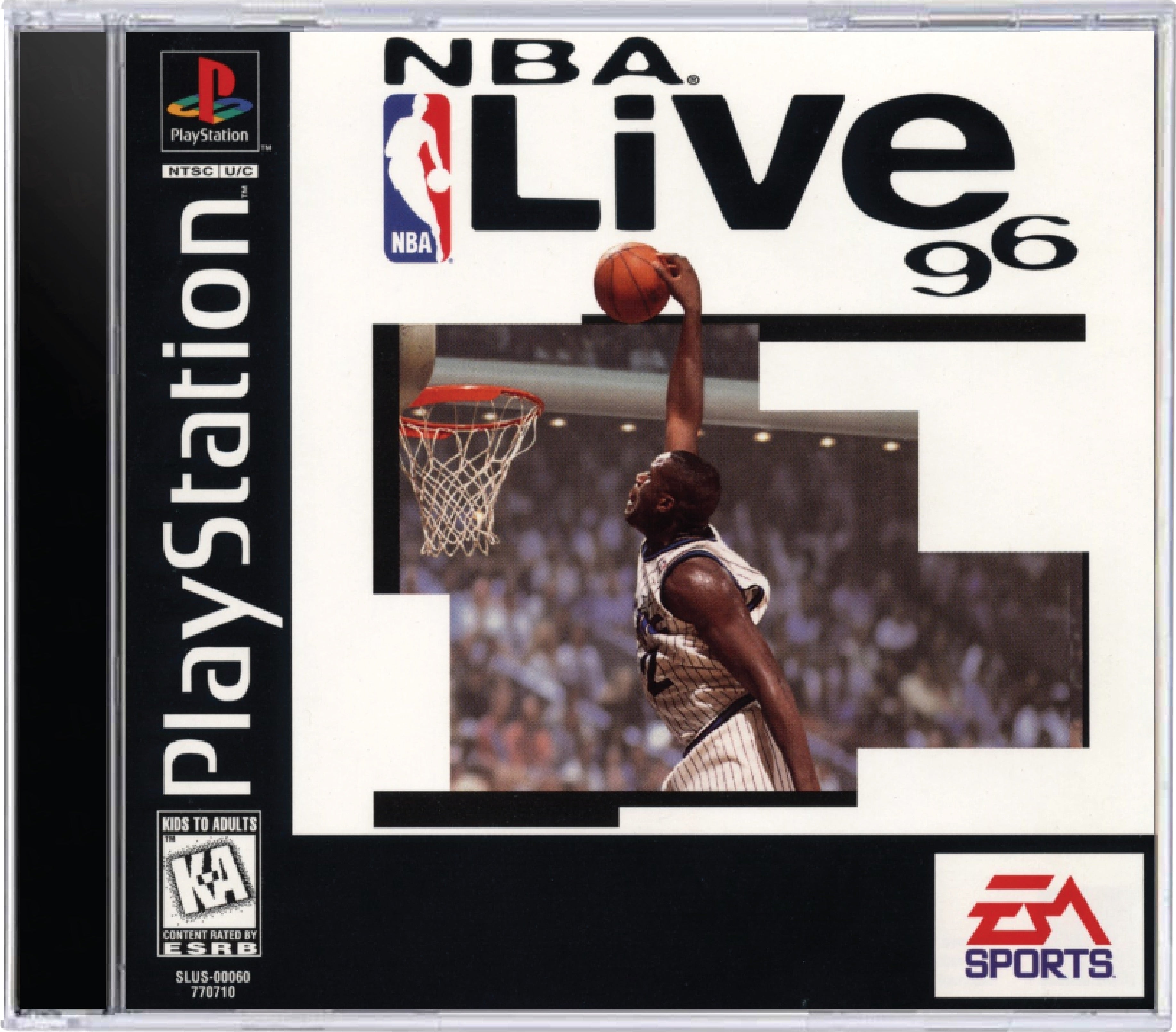 NBA Live 96 Cover Art and Product Photo