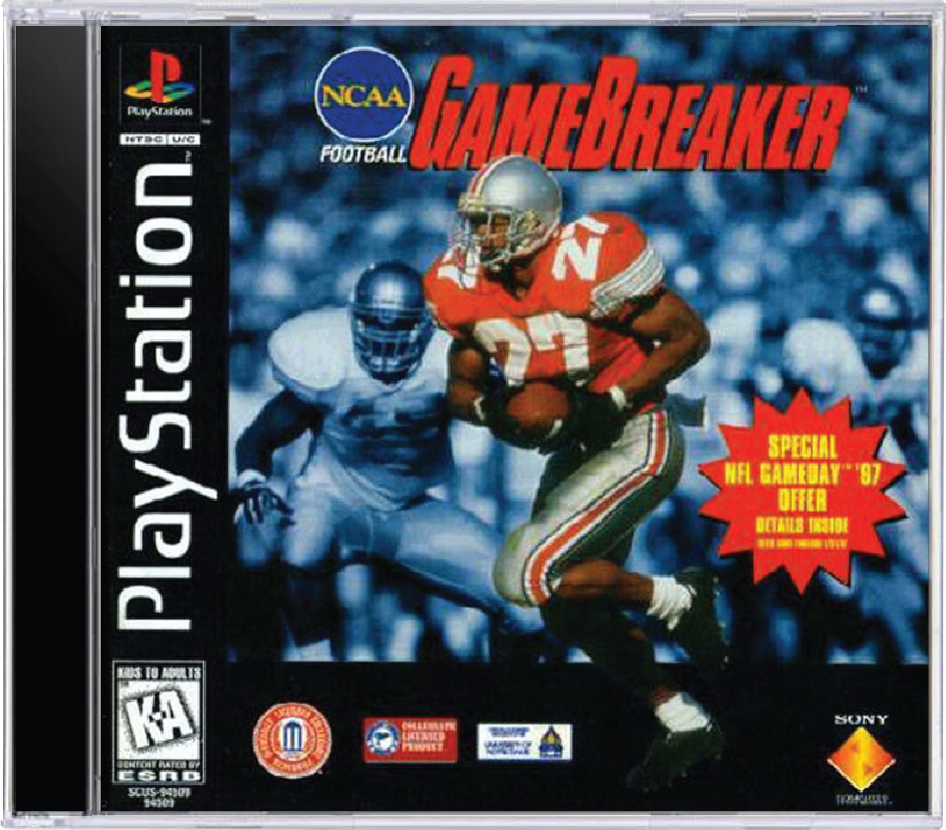 NCAA Gamebreaker Cover Art and Product Photo