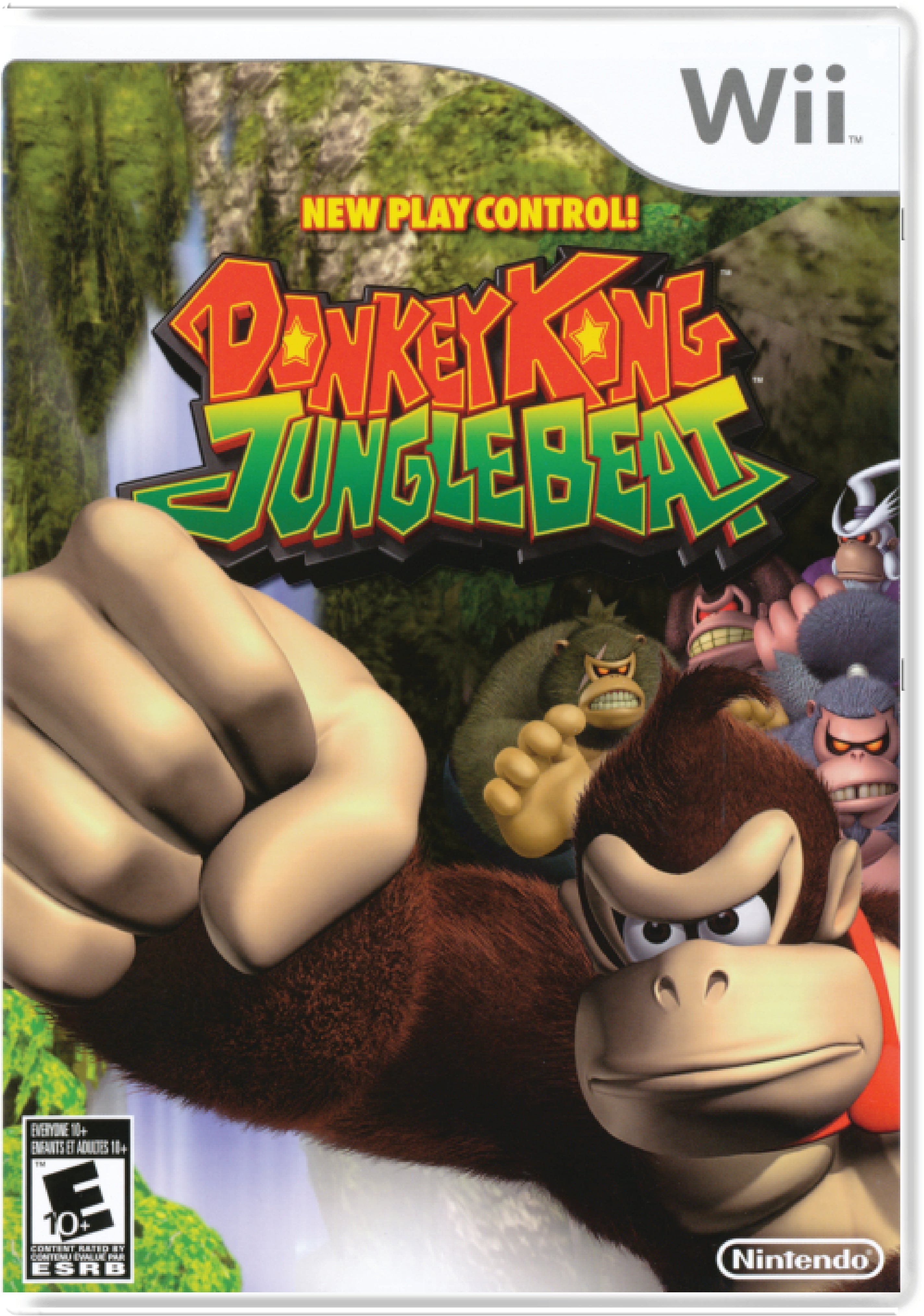 New Play Control Donkey Kong Jungle Beat Cover Art