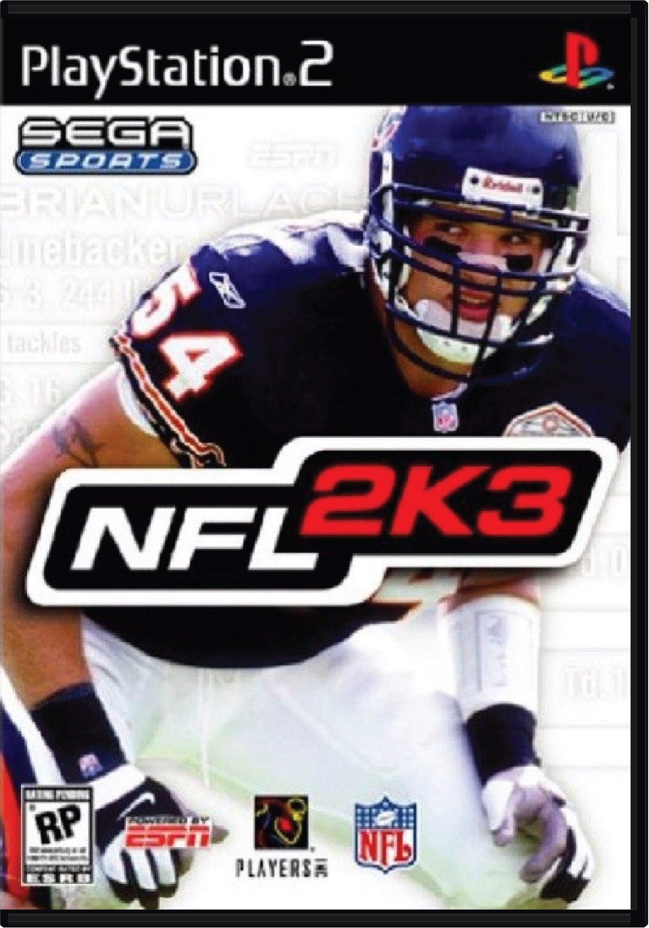 NFL 2K3 Cover Art and Product Photo