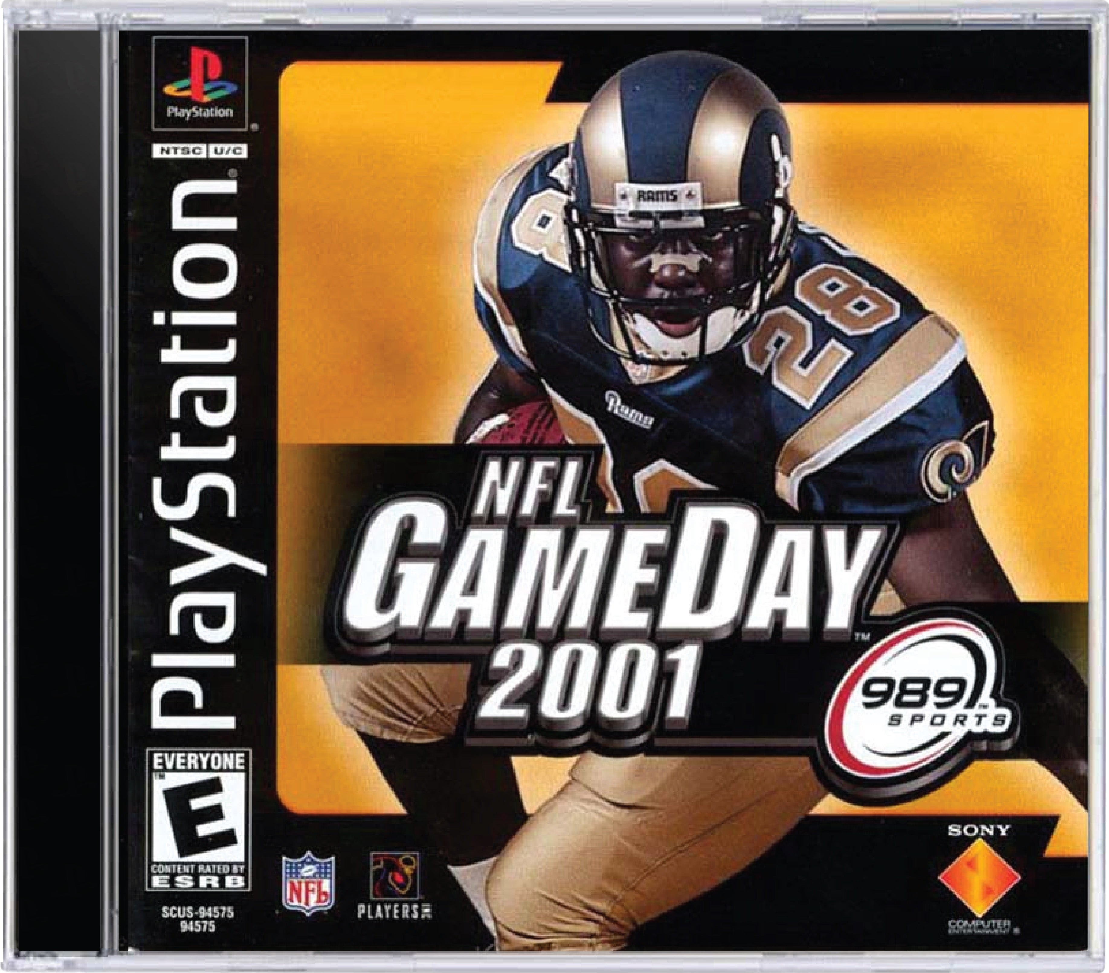 NFL GameDay 2001 Cover Art and Product Photo