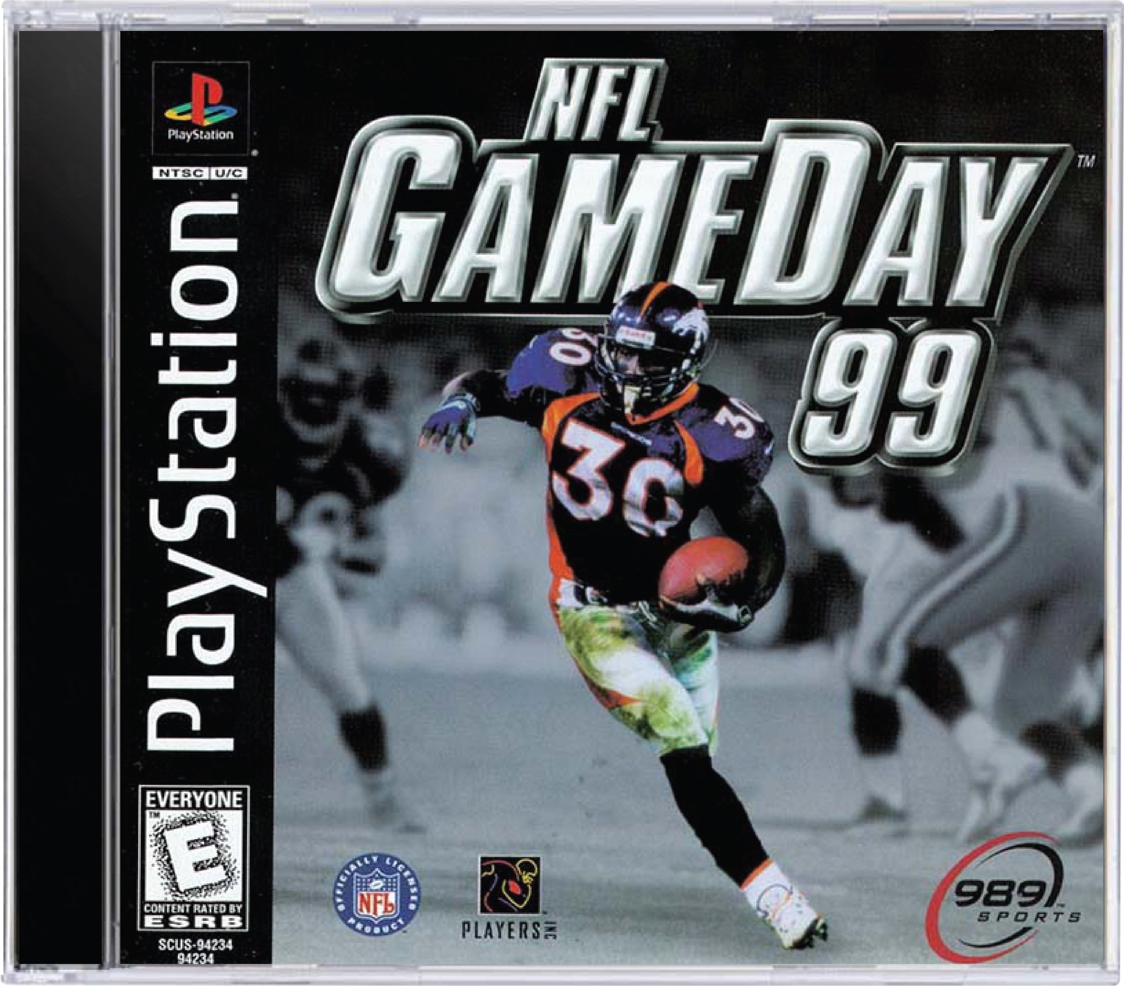 NFL GameDay 99 Cover Art and Product Photo