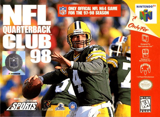 NFL Quarterback Club 98 - Nintendo N64