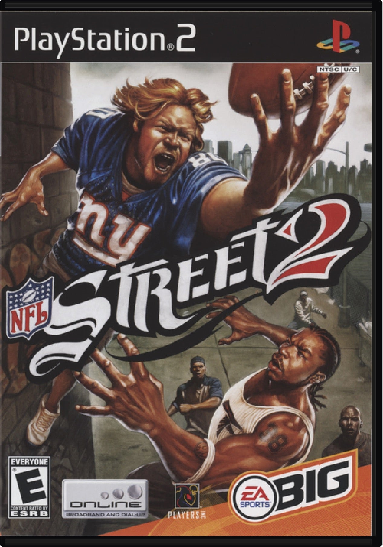 NFL Street 2 Cover Art and Product Photo