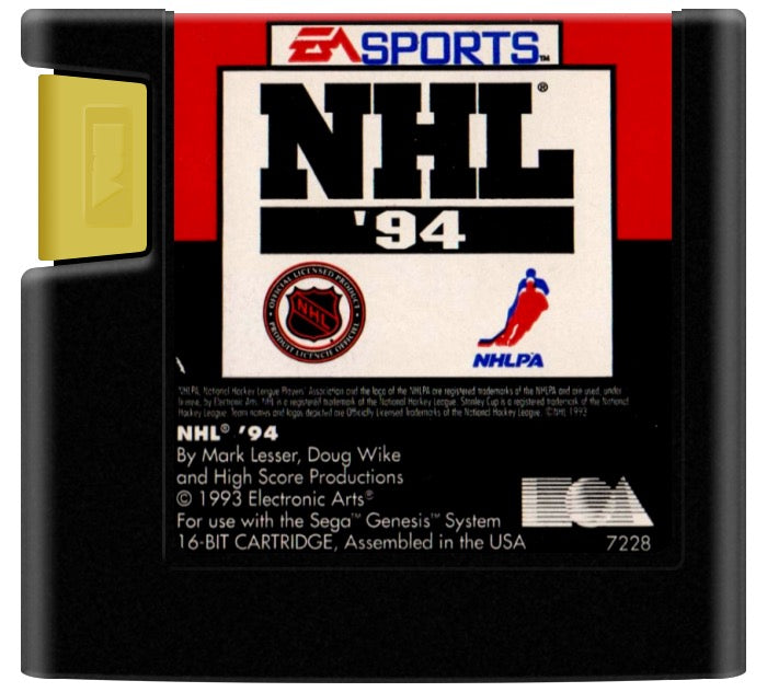 NHL 94 Cartridge