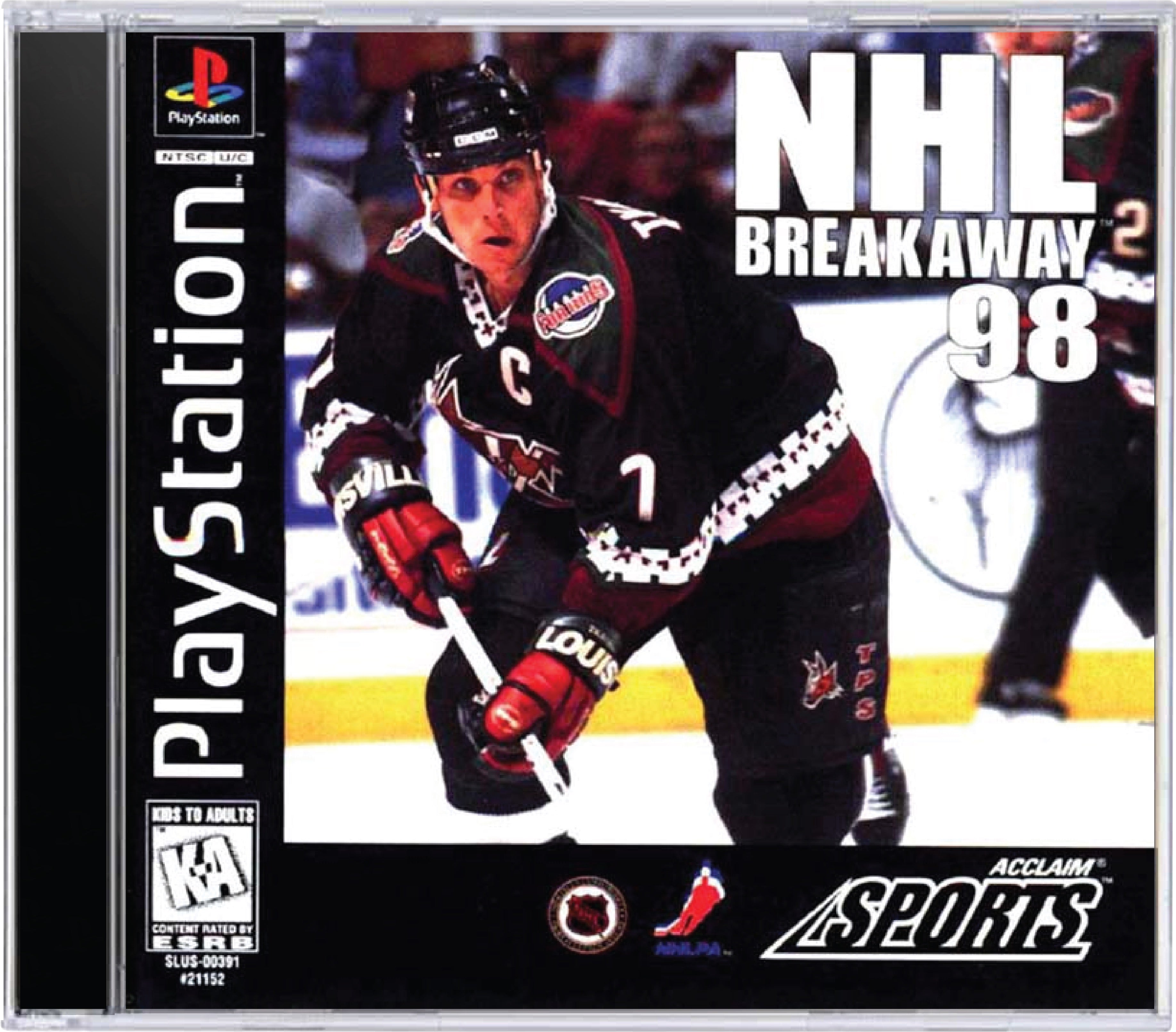 NHL Breakaway 98 Cover Art and Product Photo