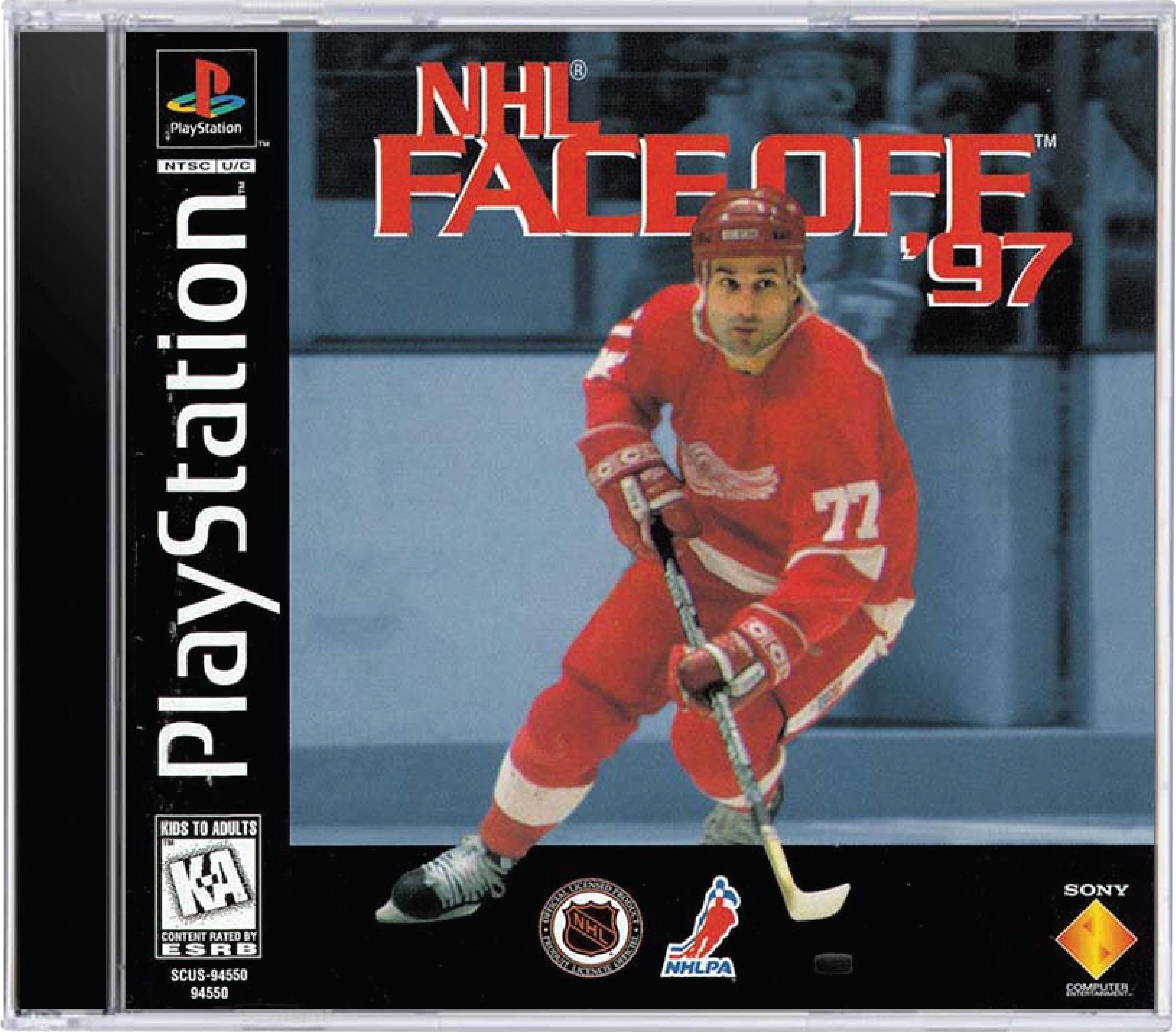 NHL FaceOff 97 Cover Art and Product Photo