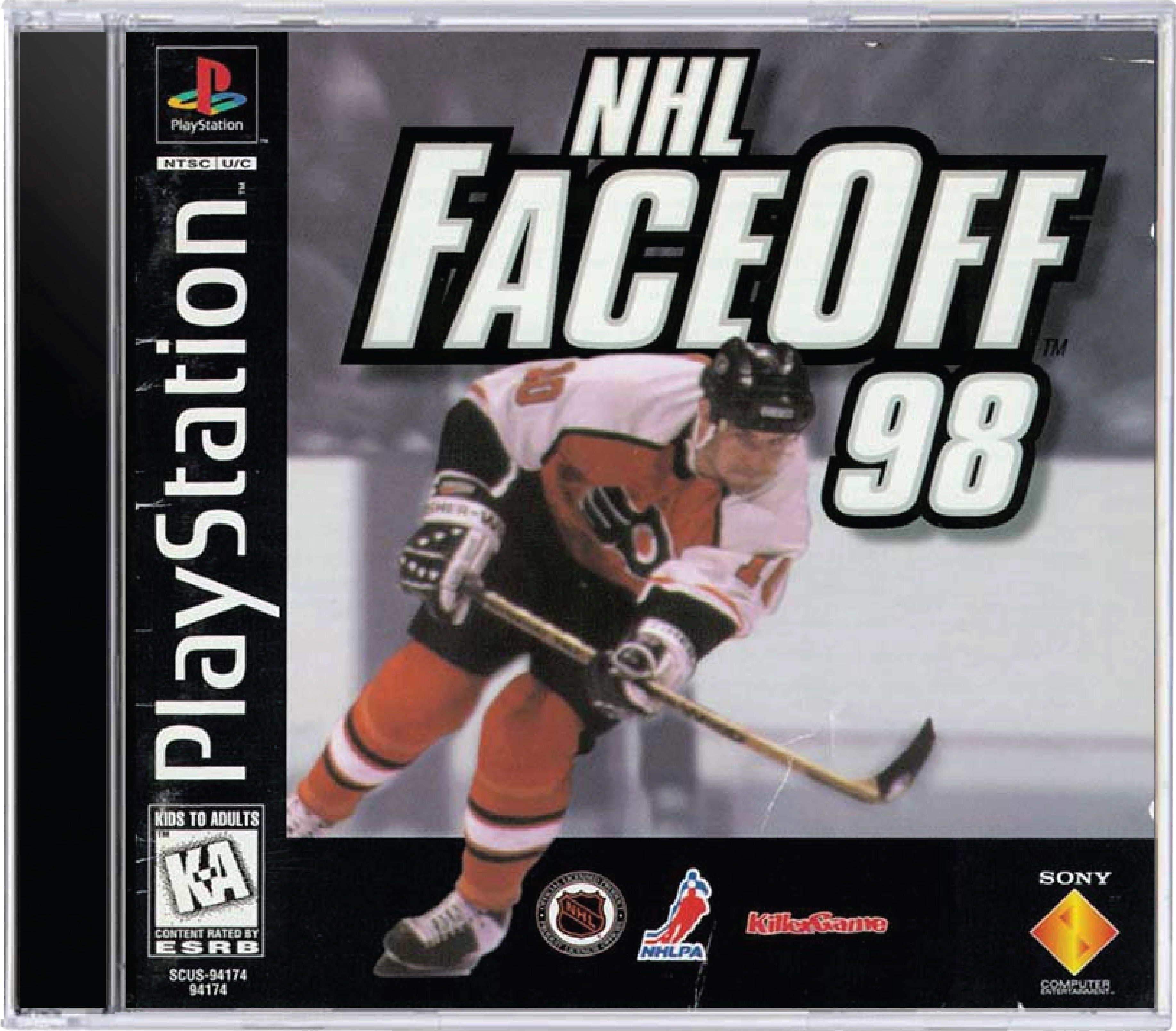 NHL FaceOff 98 Cover Art and Product Photo