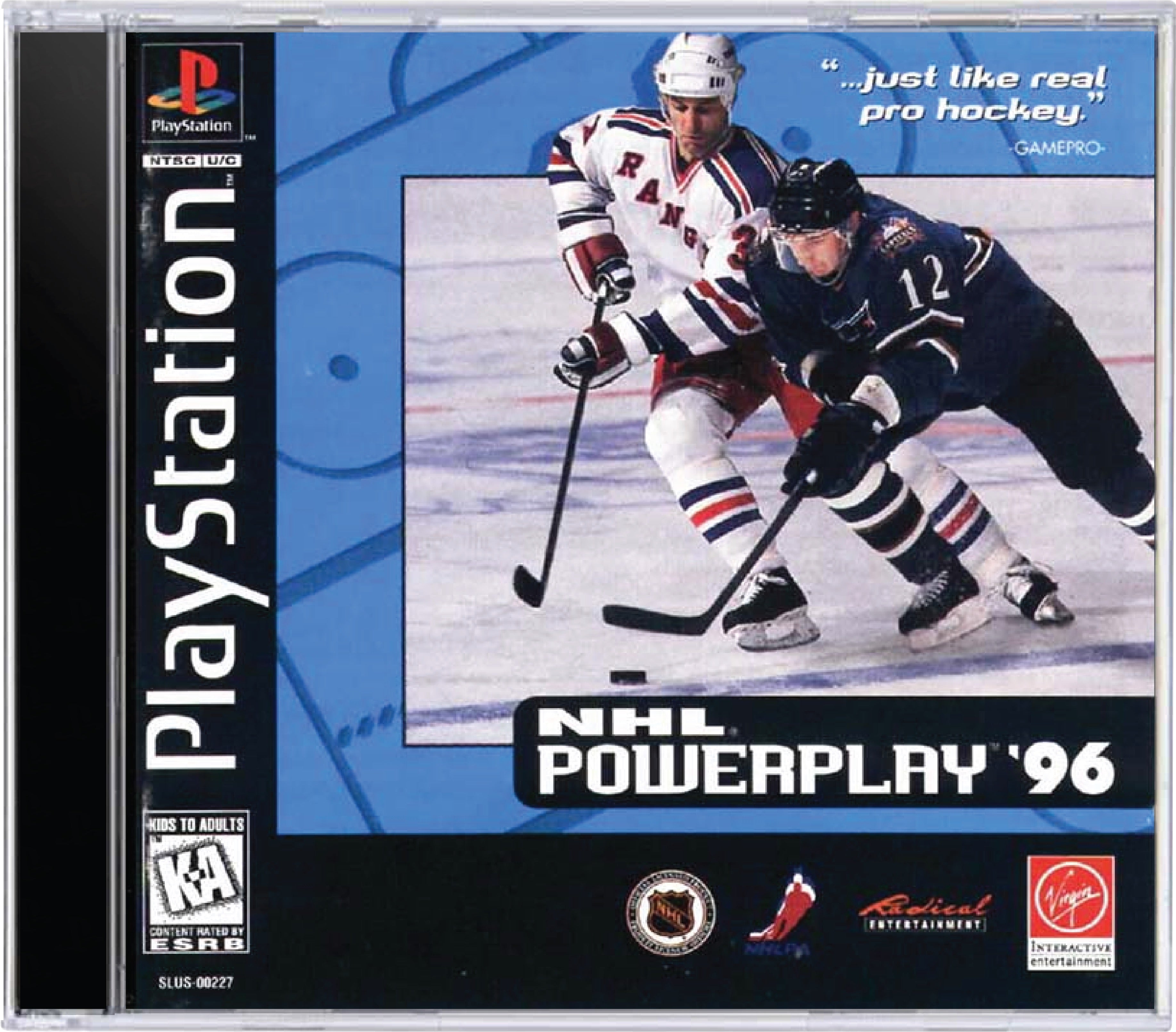 NHL Powerplay 96 Cover Art and Product Photo