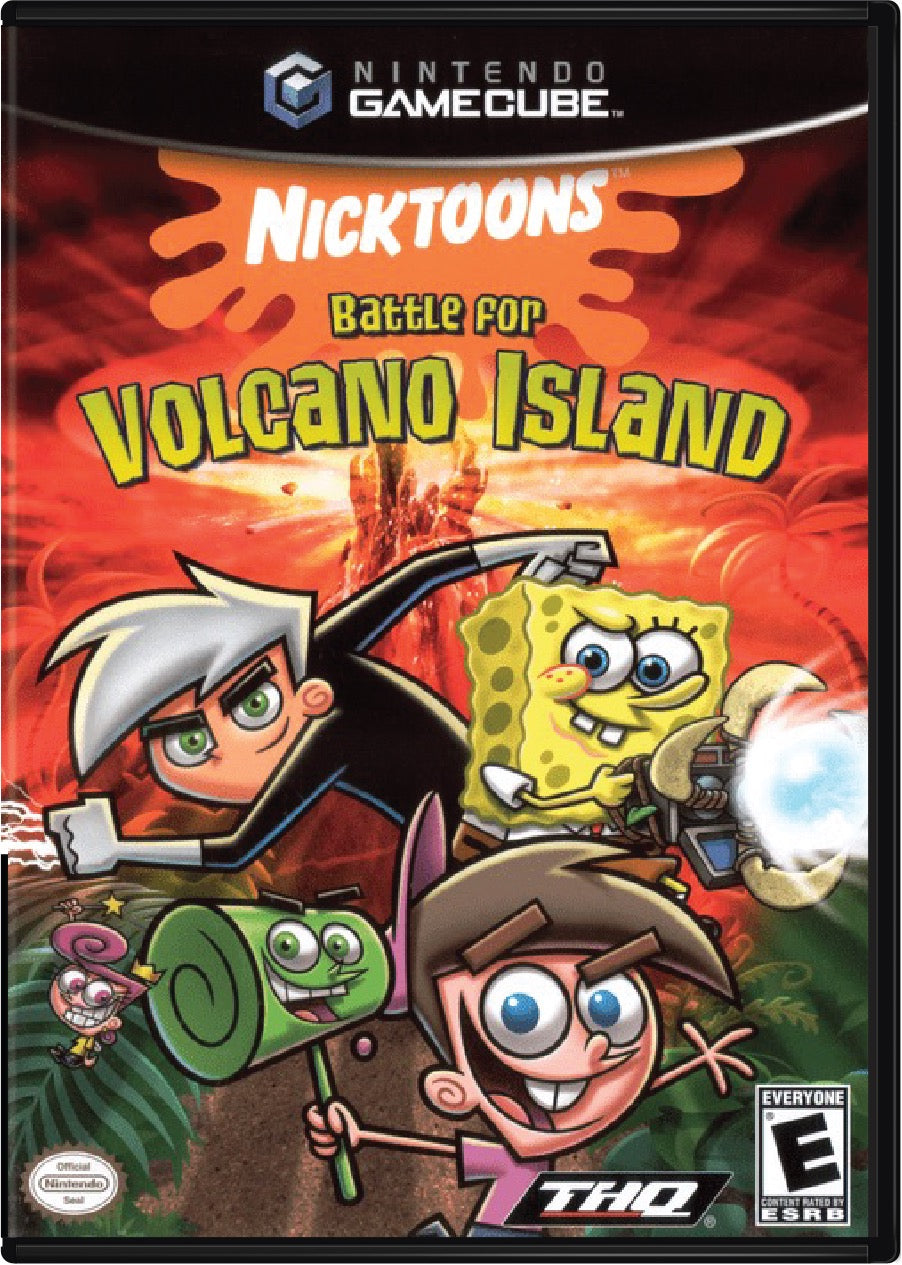 Nicktoons Battle for Volcano Island Cover Art and Product Photo