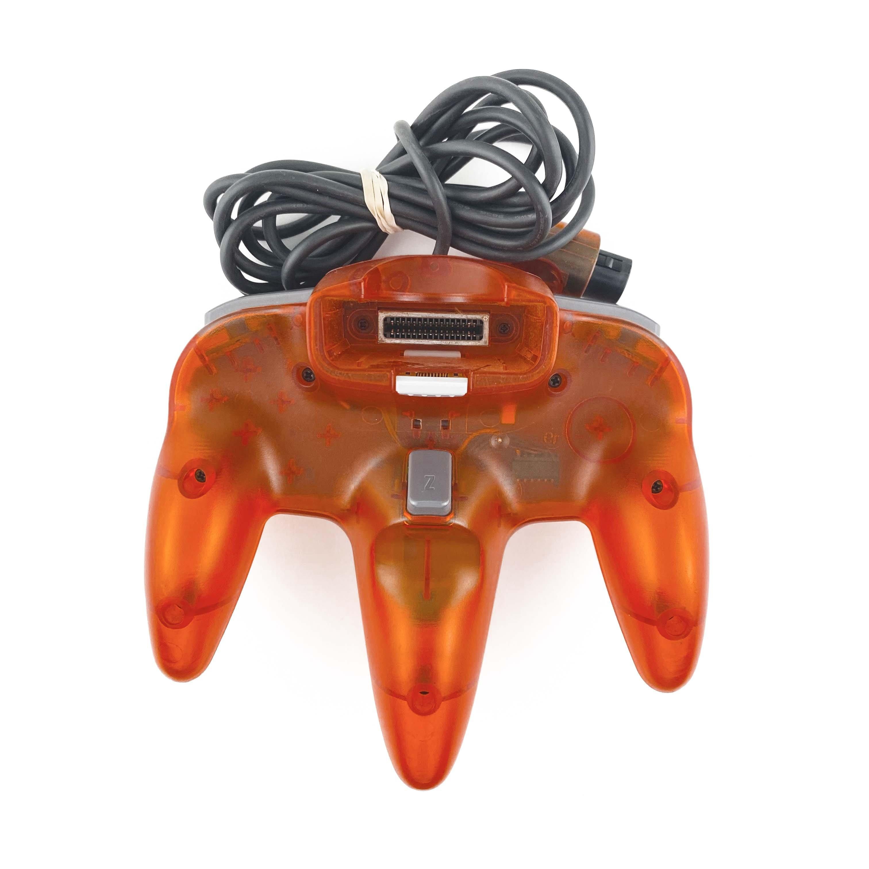 Nintendo N64 Funtastic Fire Orange Console Bundle (NUS-001)