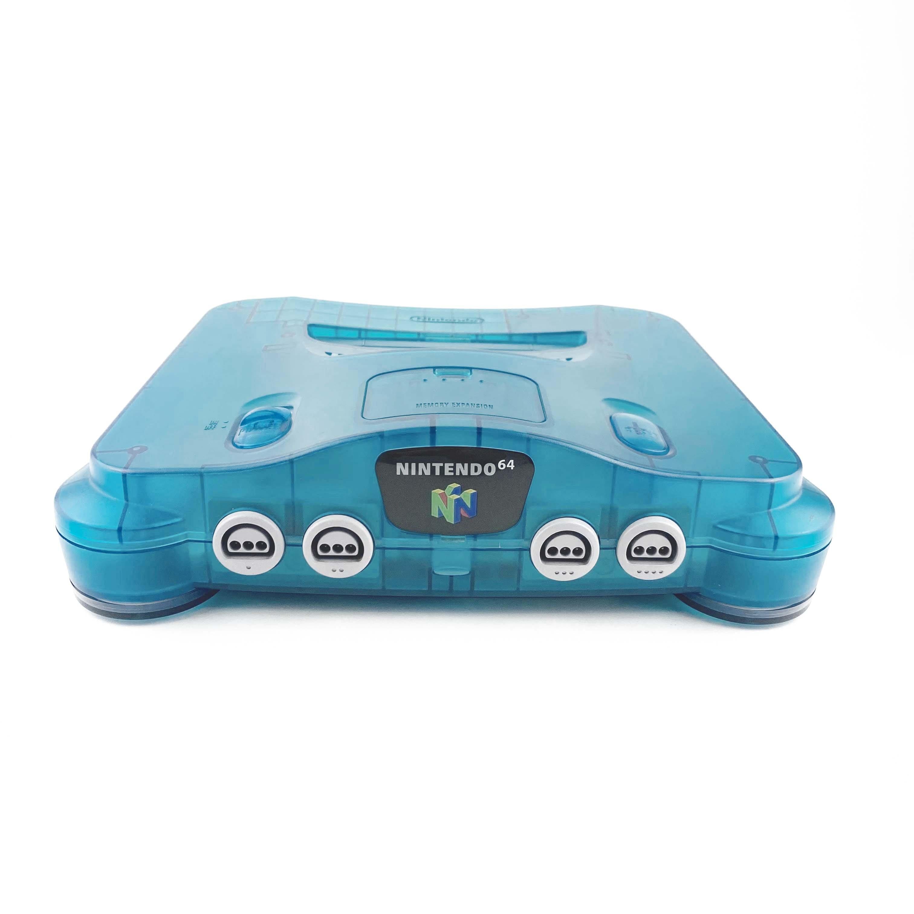 Nintendo N64 Funtastic Ice Blue Console Bundle (NUS-001)