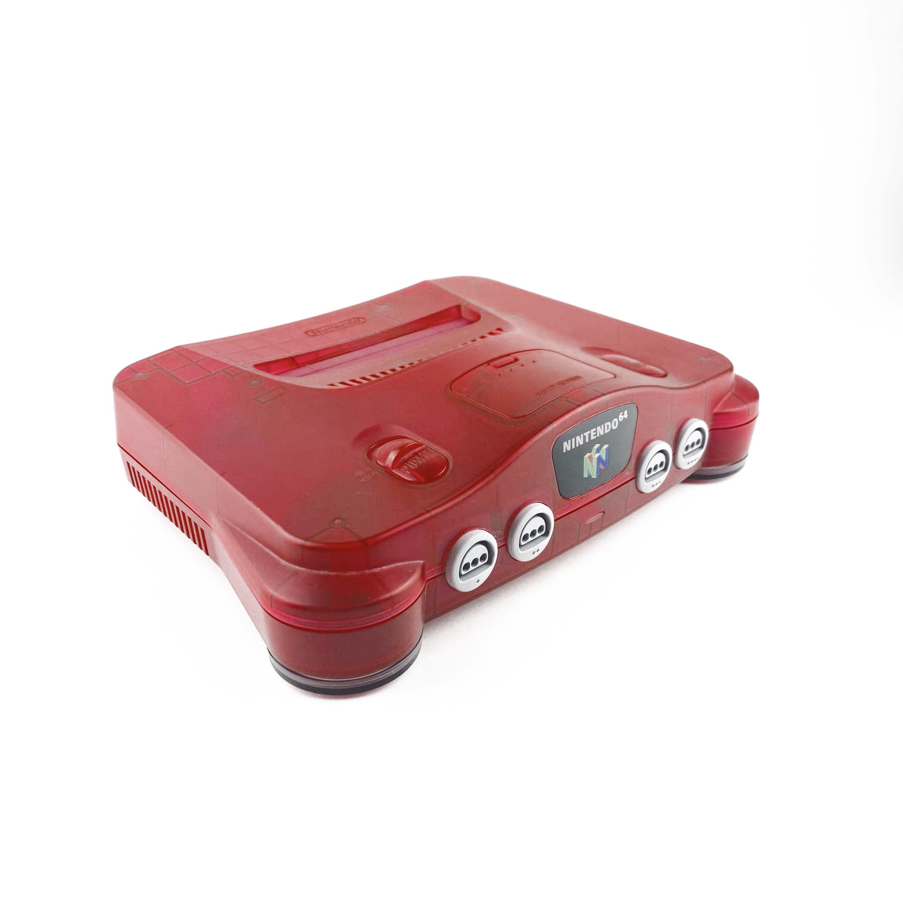 Nintendo N64 Funtastic Watermelon Red Console Bundle (NUS-001)