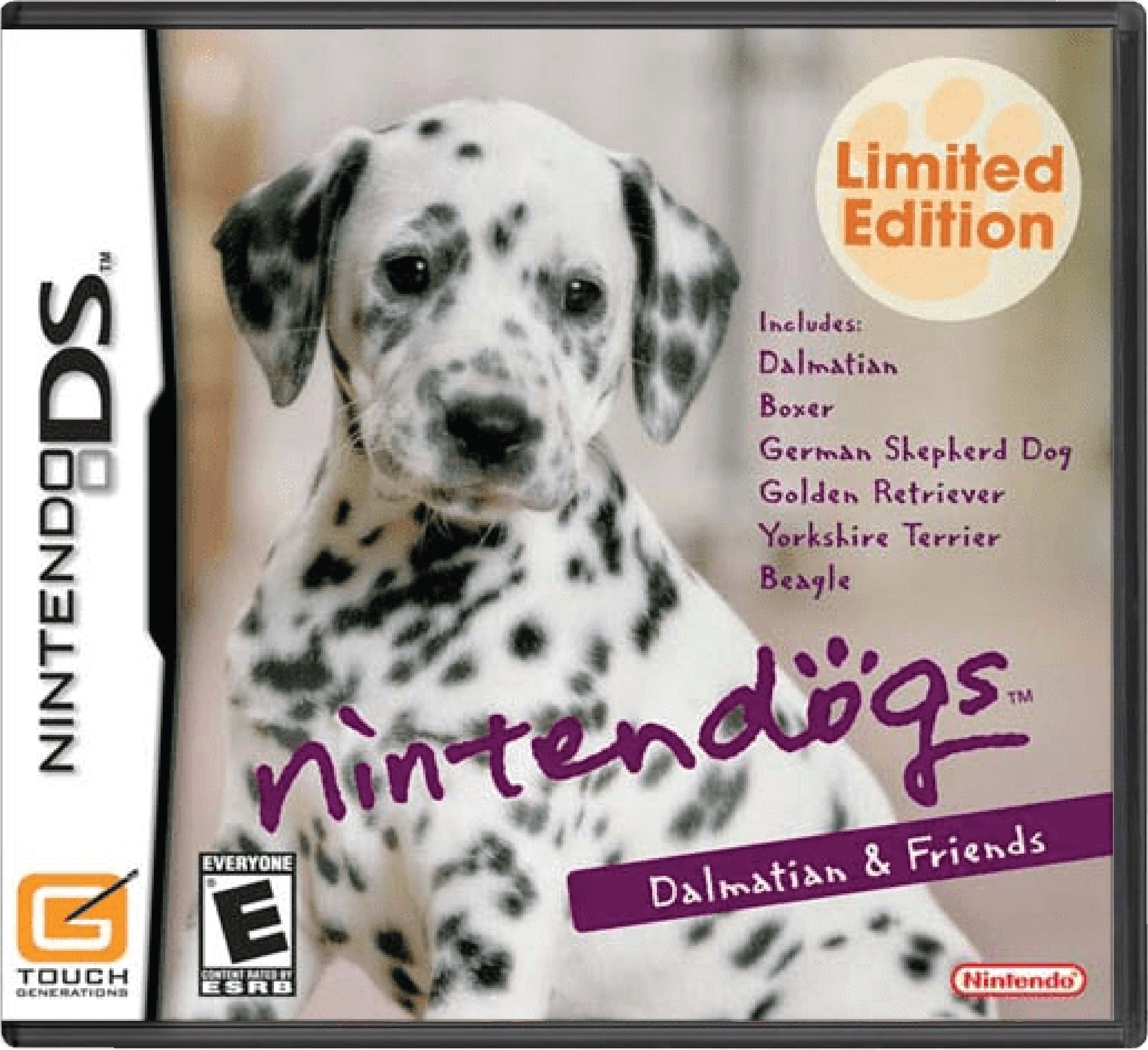 Nintendogs Dalmatian and Friends Cover Art