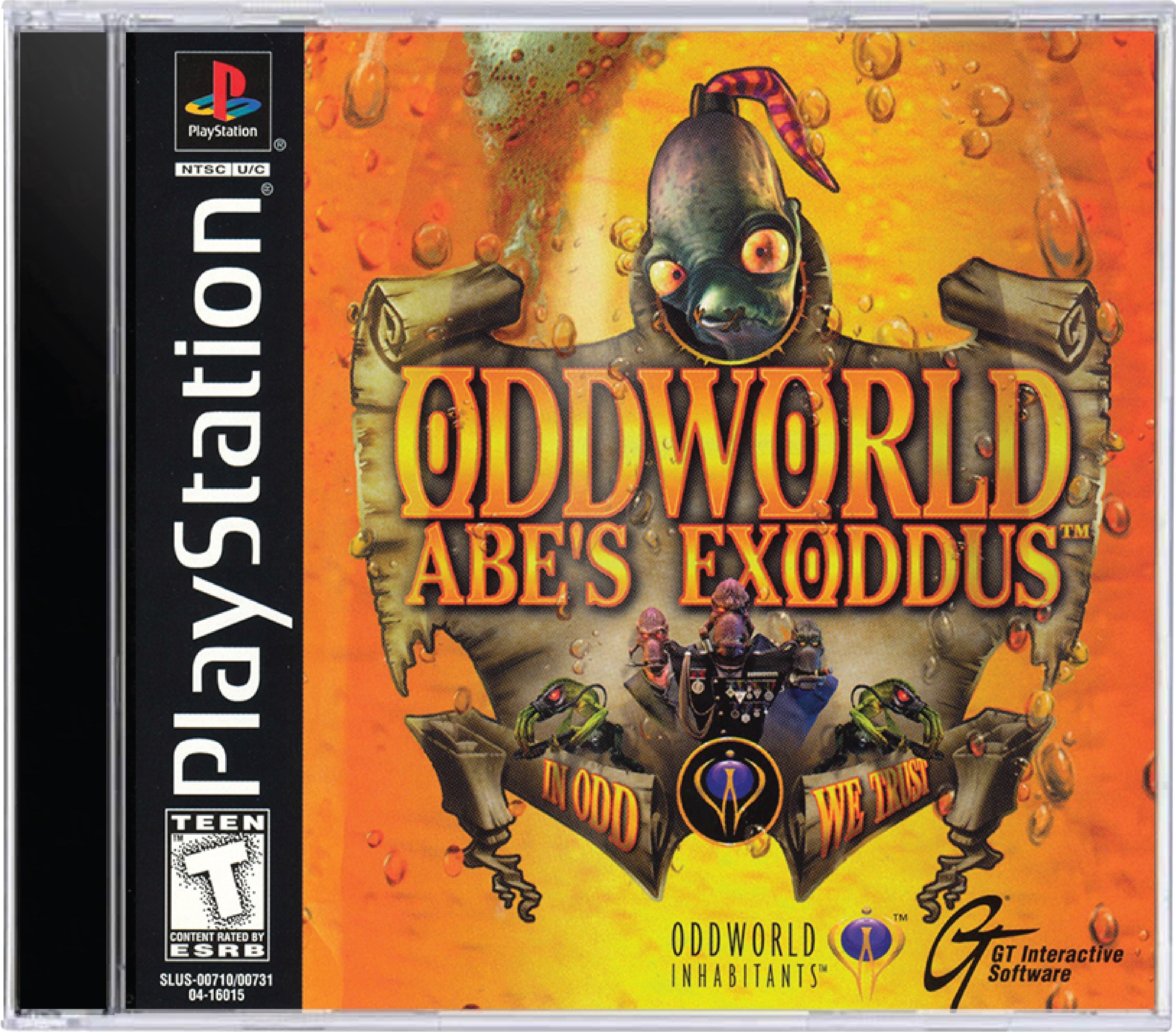 Oddworld Abe's Exoddus Cover Art and Product Photo