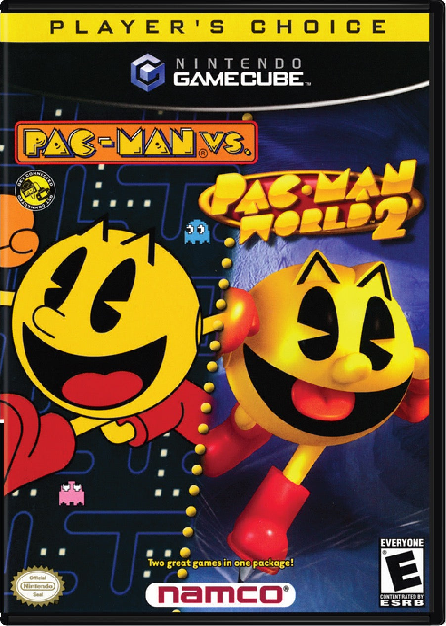 Pac-Man vs. Pac-Man World 2 Cover Art and Product Photo