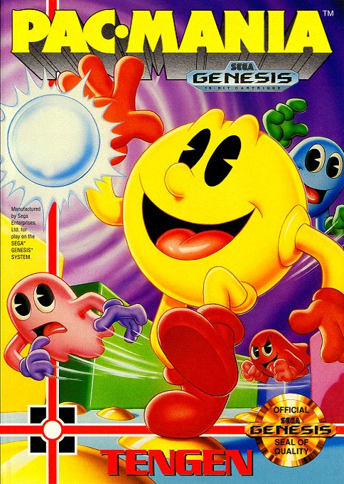 Pac-Mania Cover Art