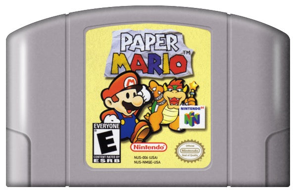 Paper Mario Cover Art and Product Photo