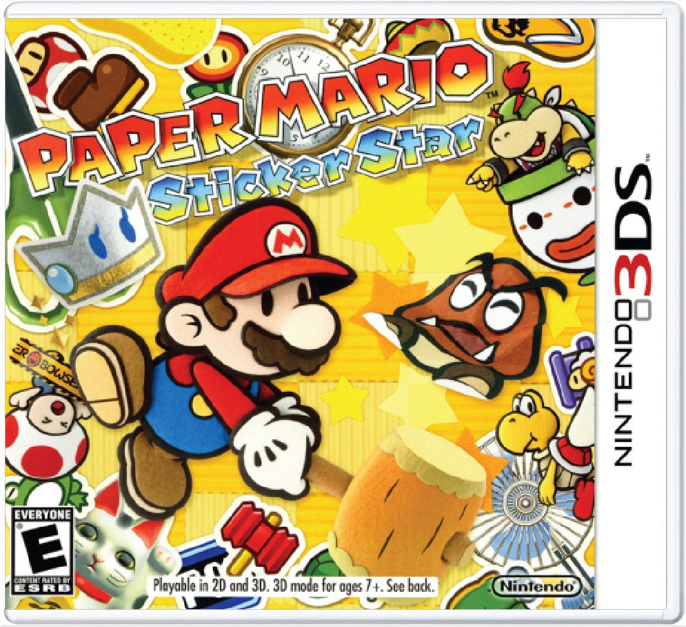 Paper Mario Sticker Star Cover Art