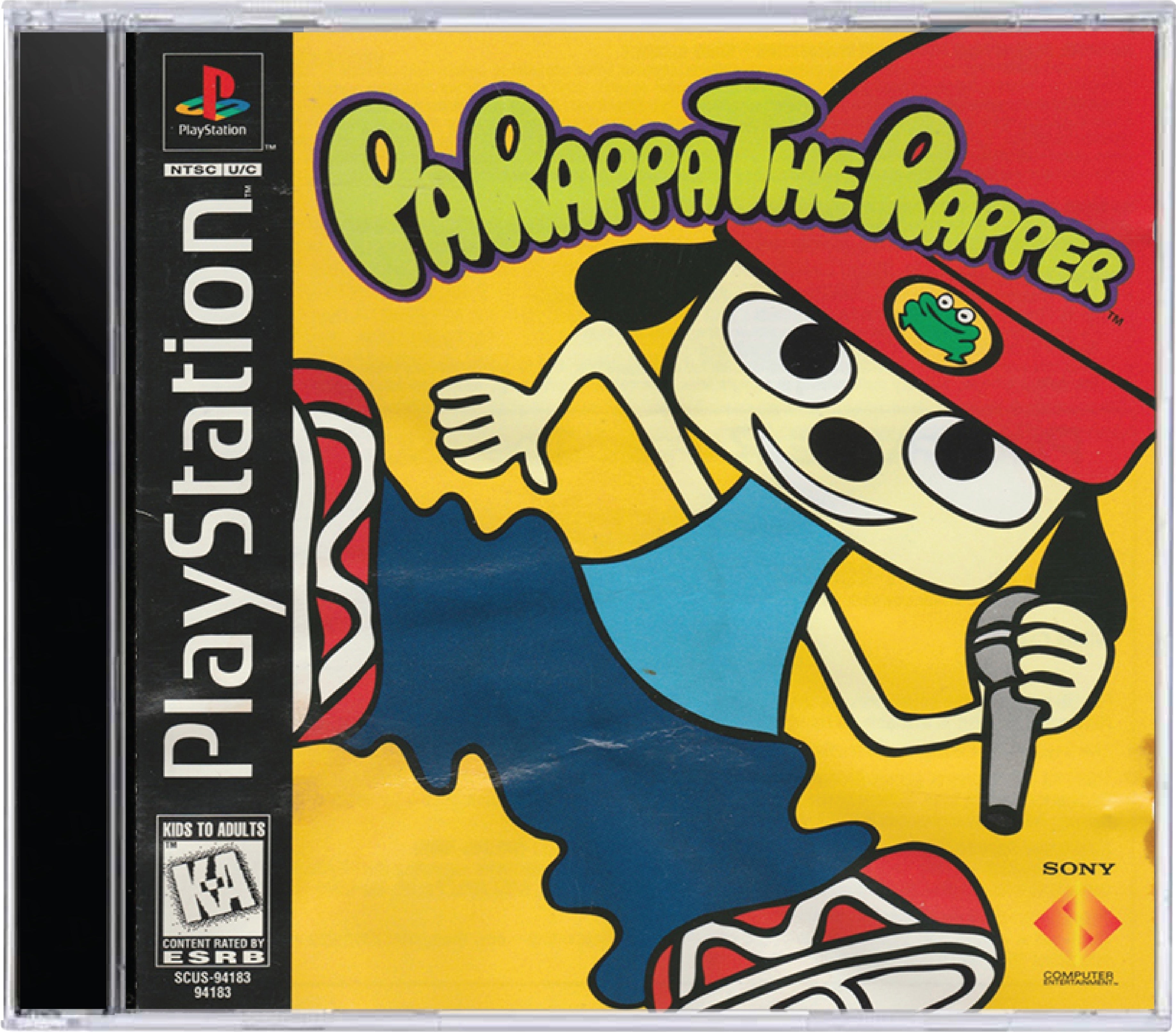 PaRappa the Rapper Cover Art and Product Photo