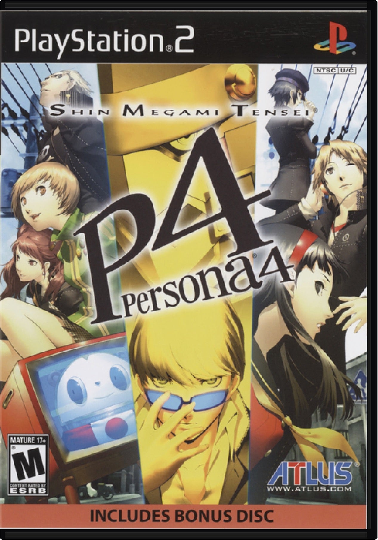 Persona 4 Cover Art and Product Photo