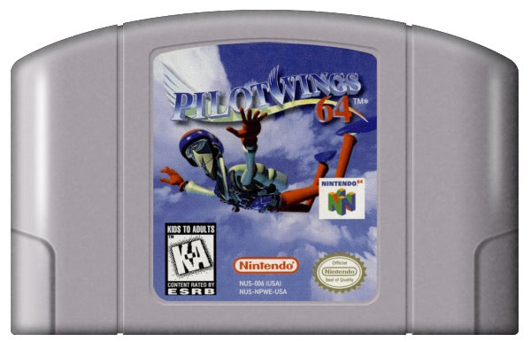 Pilotwings 64 Cover Art and Product Photo