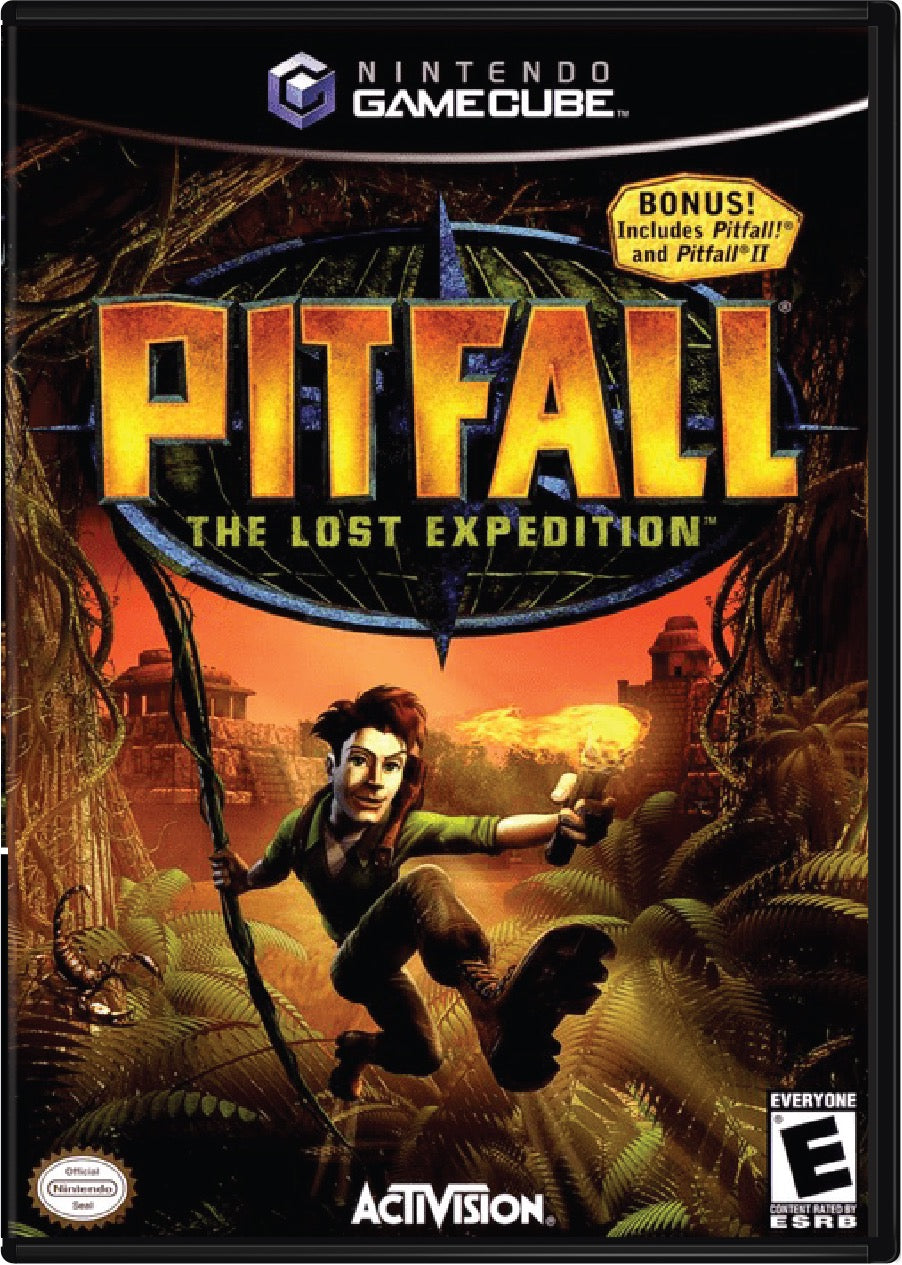 Pitfall The Lost Expedition Cover Art and Product Photo