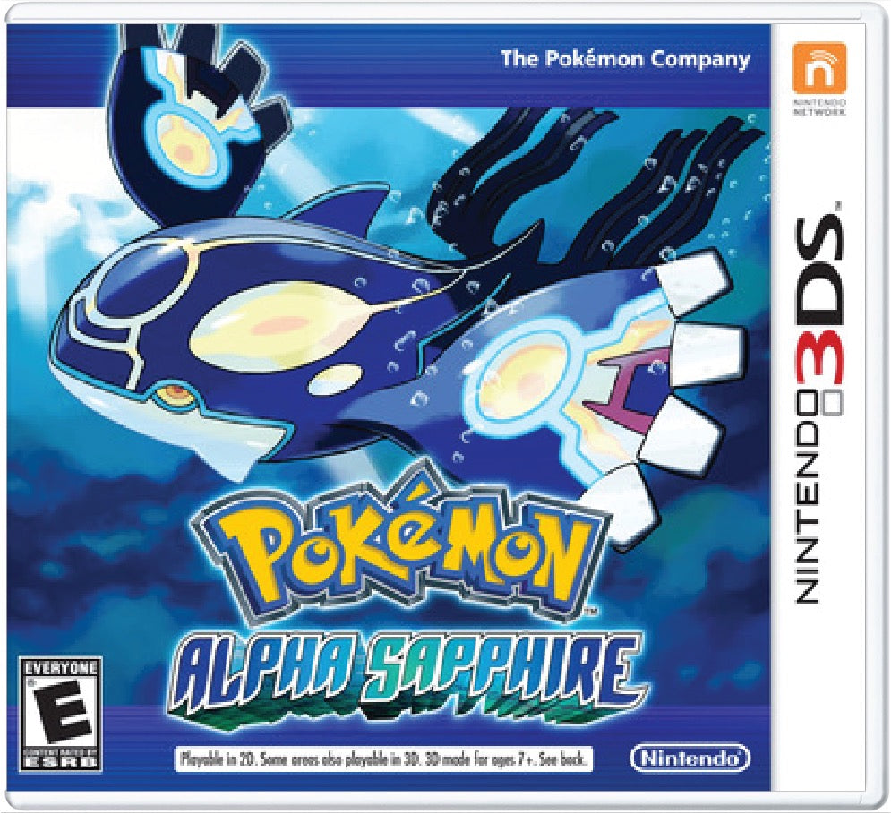 Pokemon Alpha Sapphire Cover Art