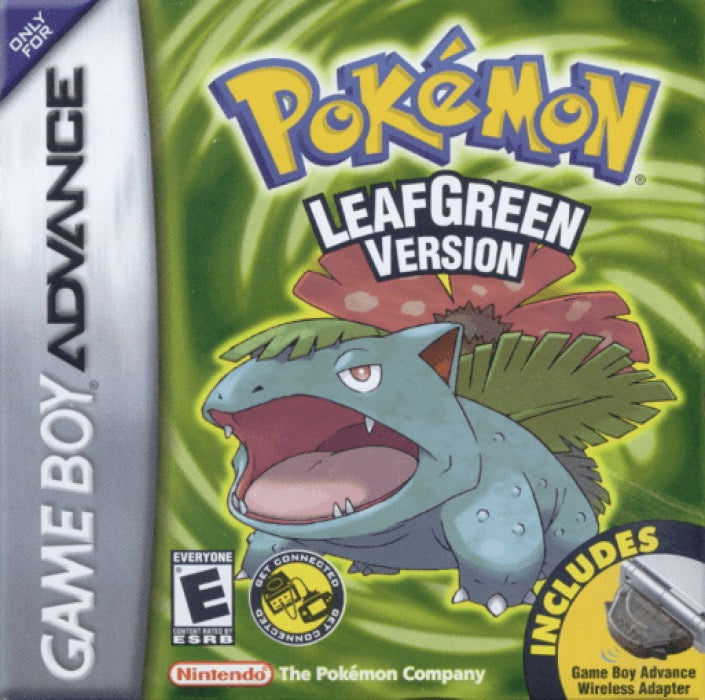 Pokemon Leaf Green Cover Art