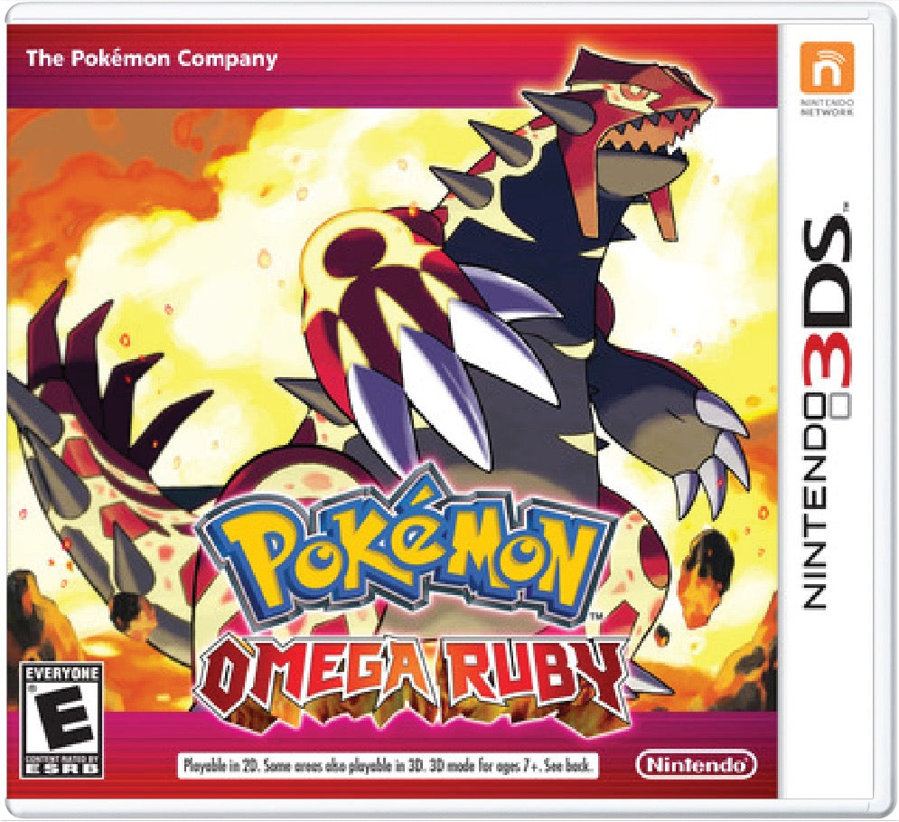 Pokemon Omega Ruby Cover Art