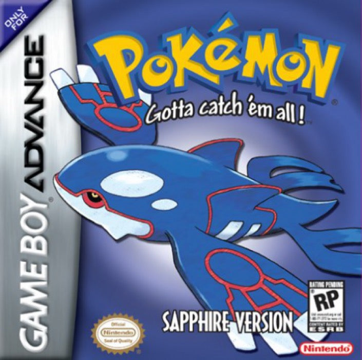 Pokemon Sapphire Cover Art