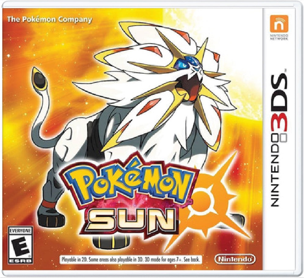 Pokemon Sun Cover Art