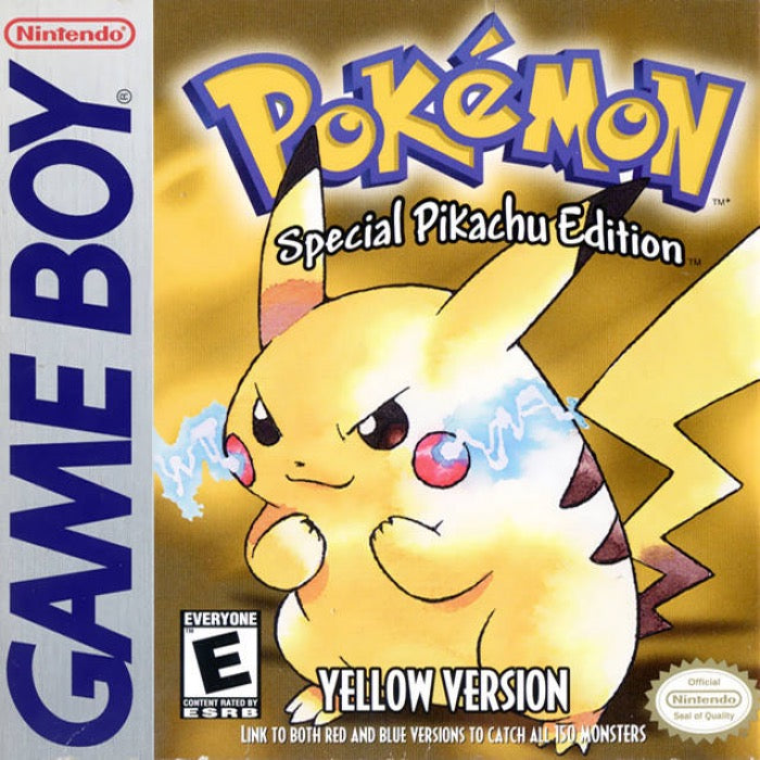 Pokemon Yellow Cover Art