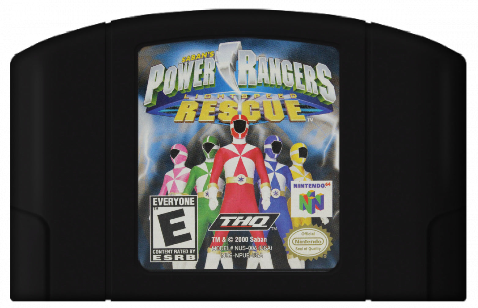 Power Rangers Lightspeed Rescue Cover Art and Product Photo