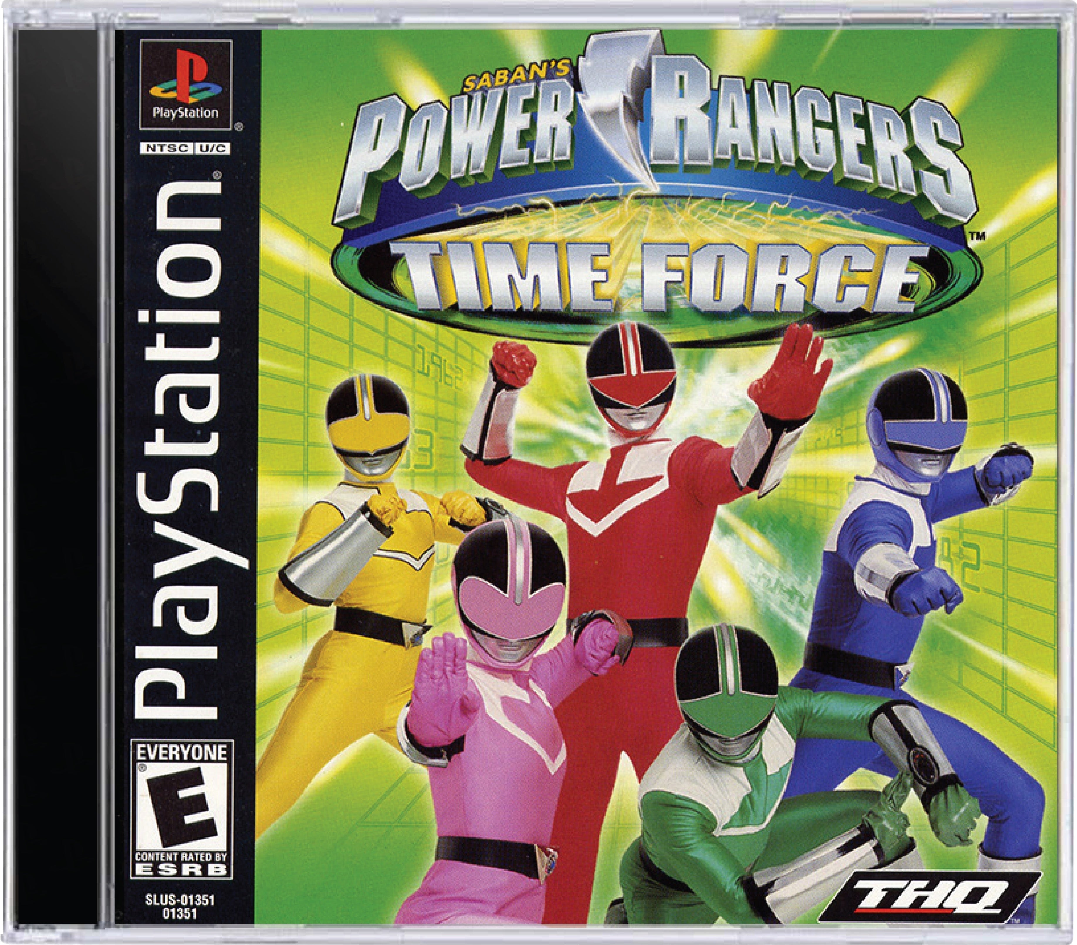 Power Rangers Time Force Cover Art and Product Photo